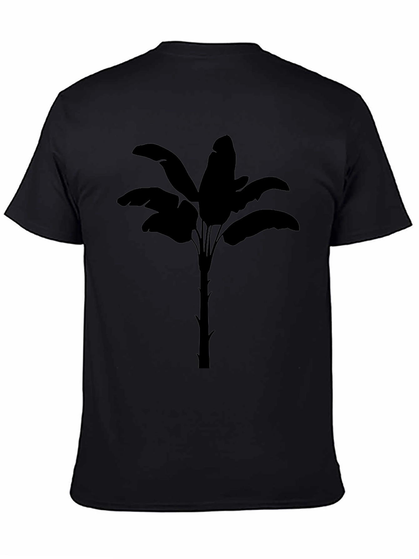 Tropical Palm Tree Black T-Shirt
