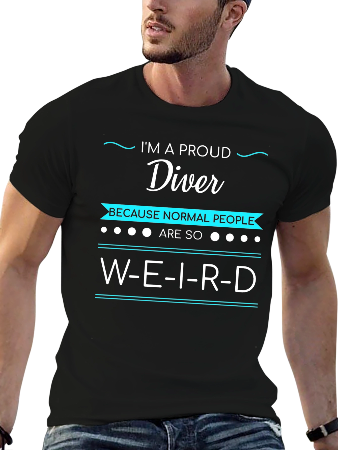 Proud Diver Weird T-Shirt - Funny Diving Apparel
