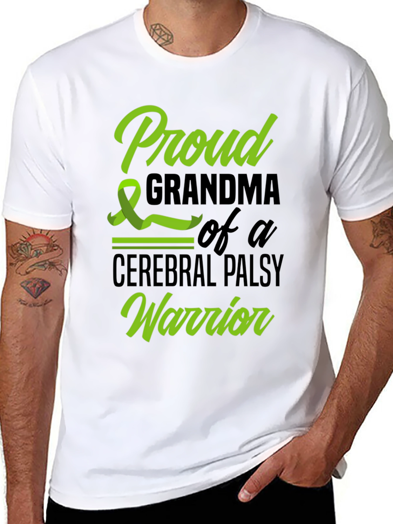 Proud Grandma Cerebral Palsy Warrior T-Shirt