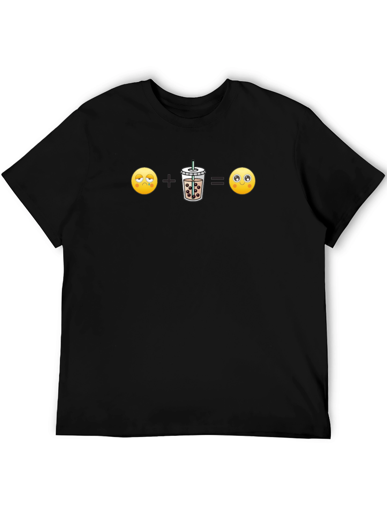 Boba Tea Equation Graphic Tee - Black