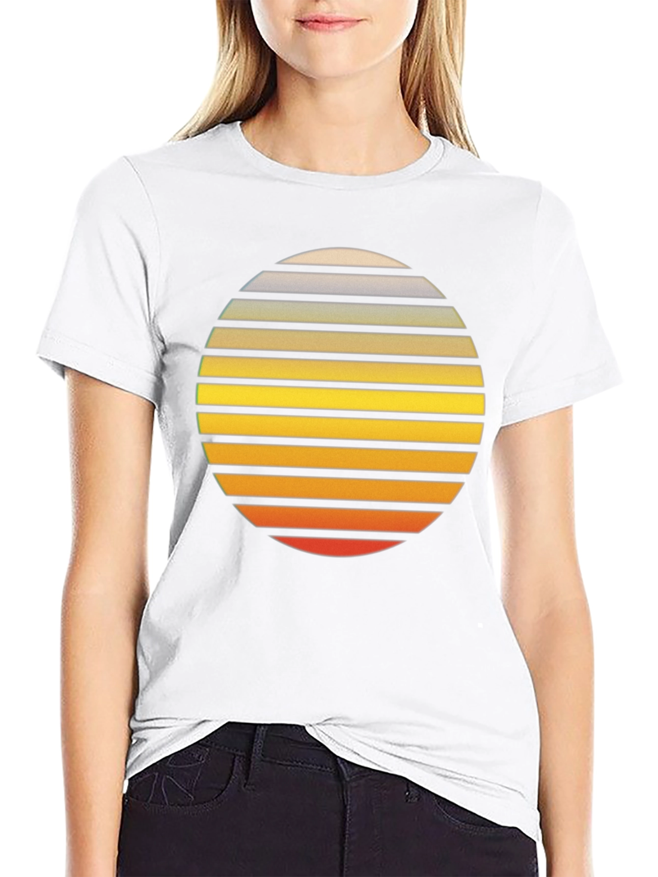 Retro Sunset Graphic T-Shirt