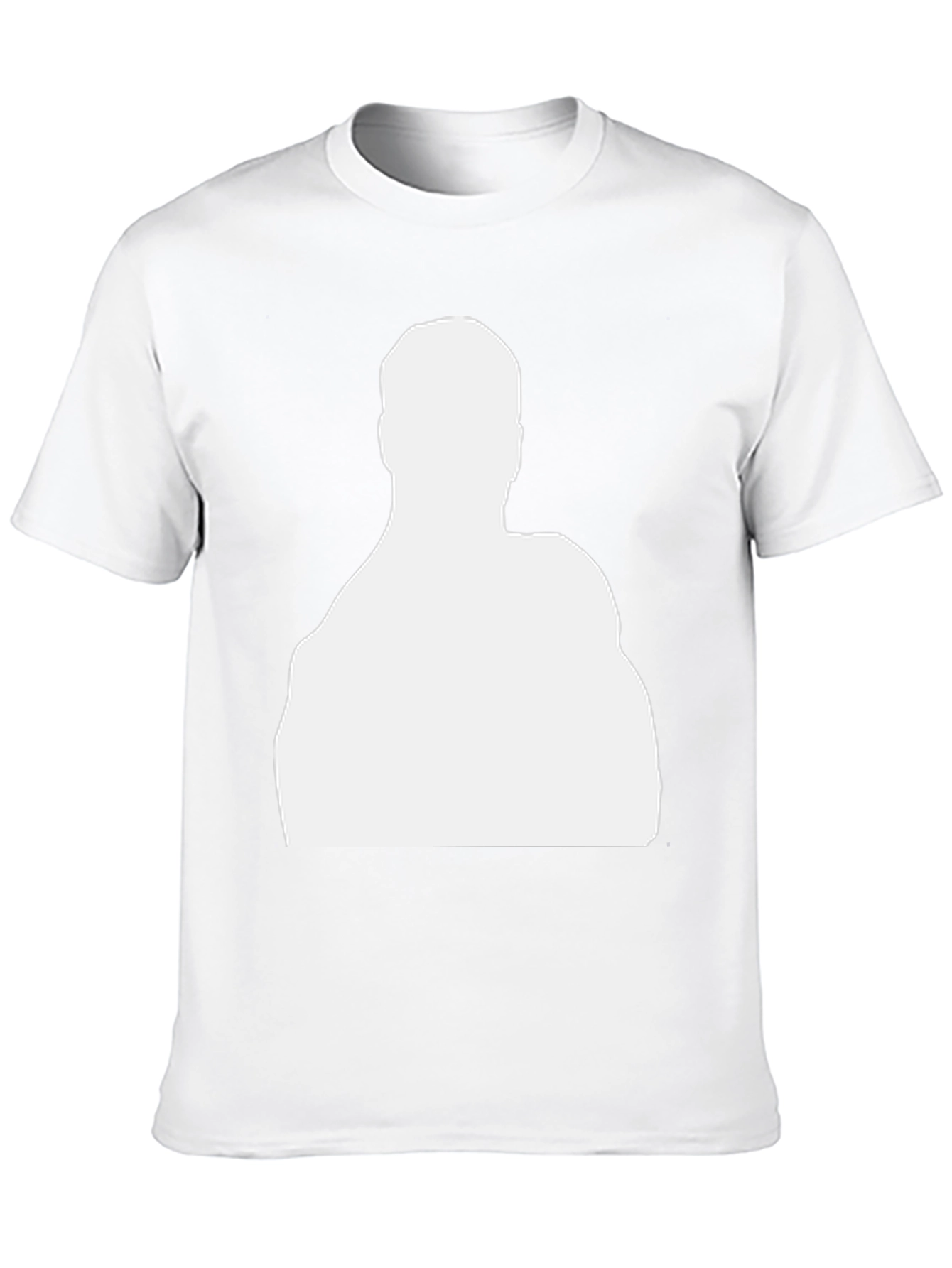 Silhouette Graphic Tee - Black Cotton Casual Wear