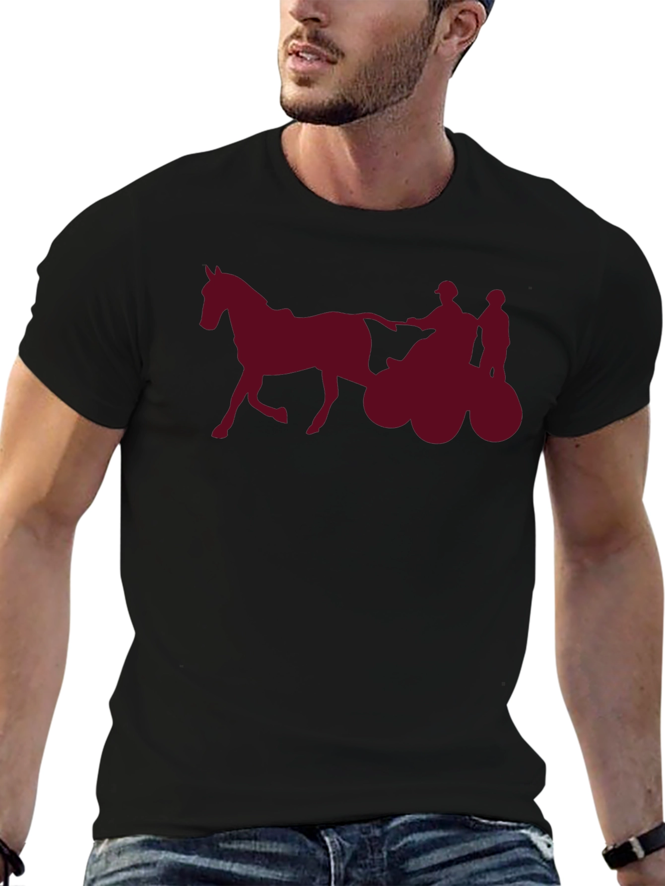 Horse Drawn Carriage Graphic Tee
