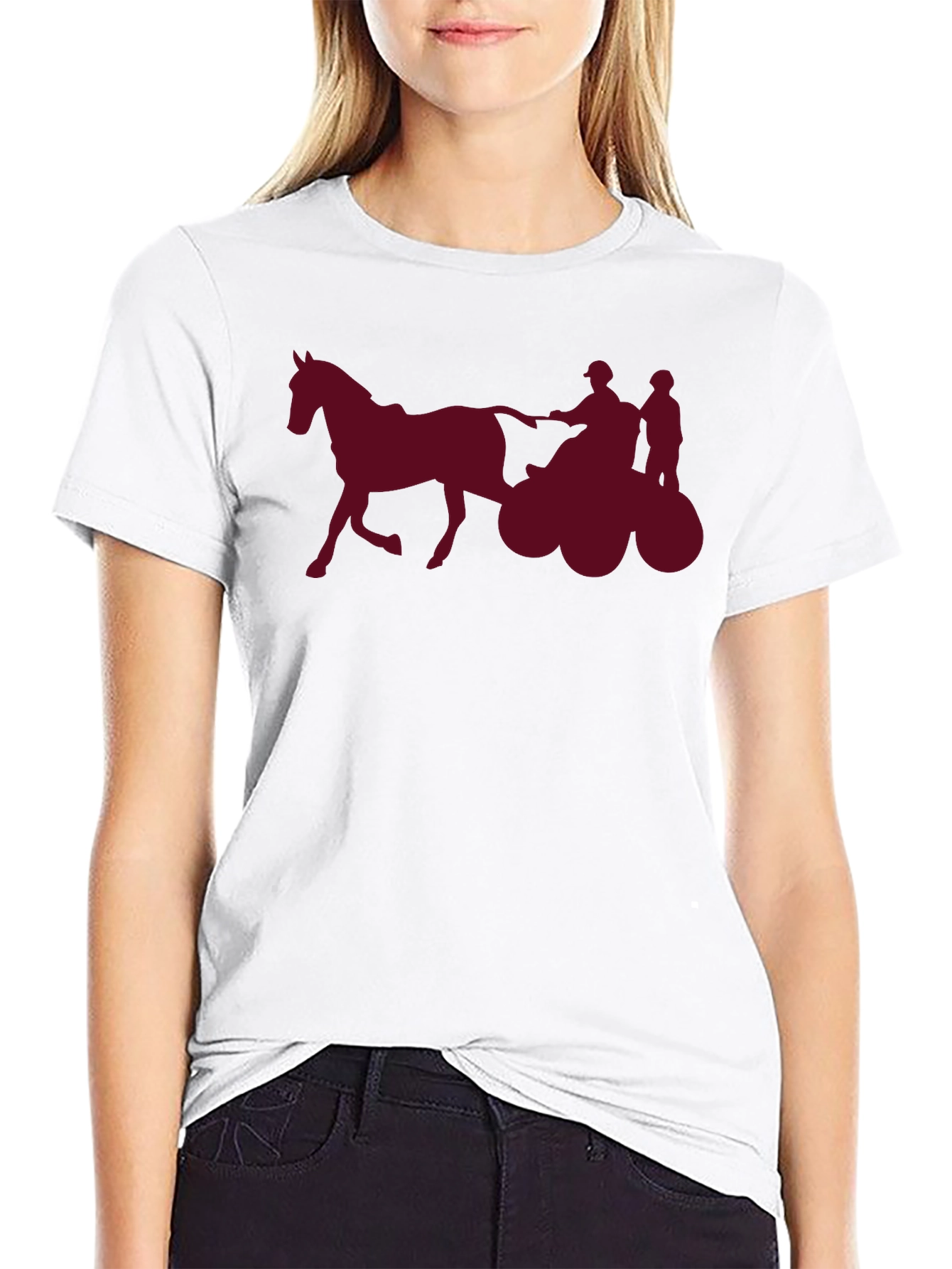 Horse Drawn Carriage Graphic Tee