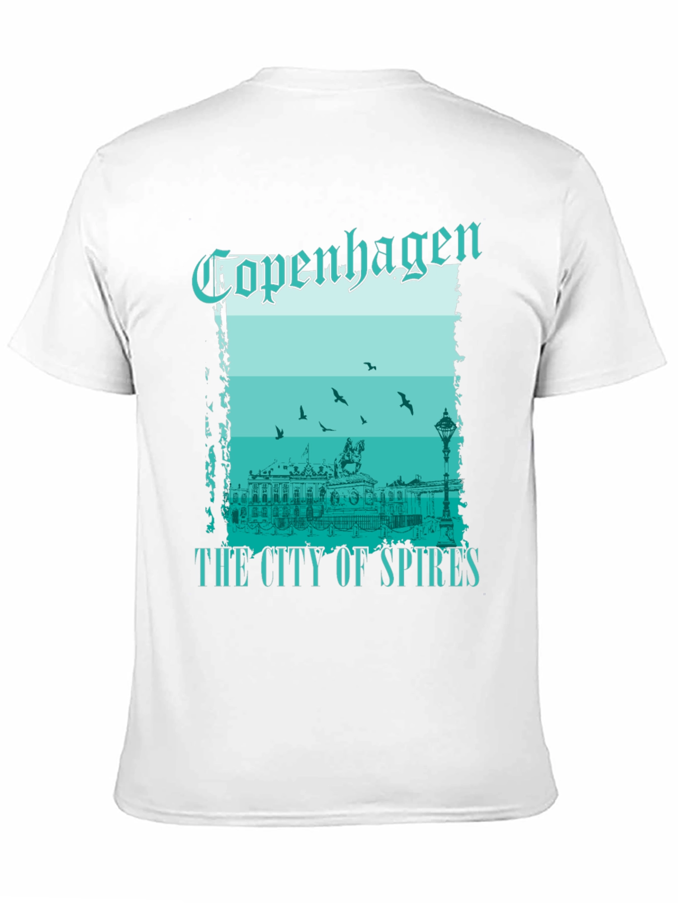 Copenhagen City of Spires Graphic T-Shirt