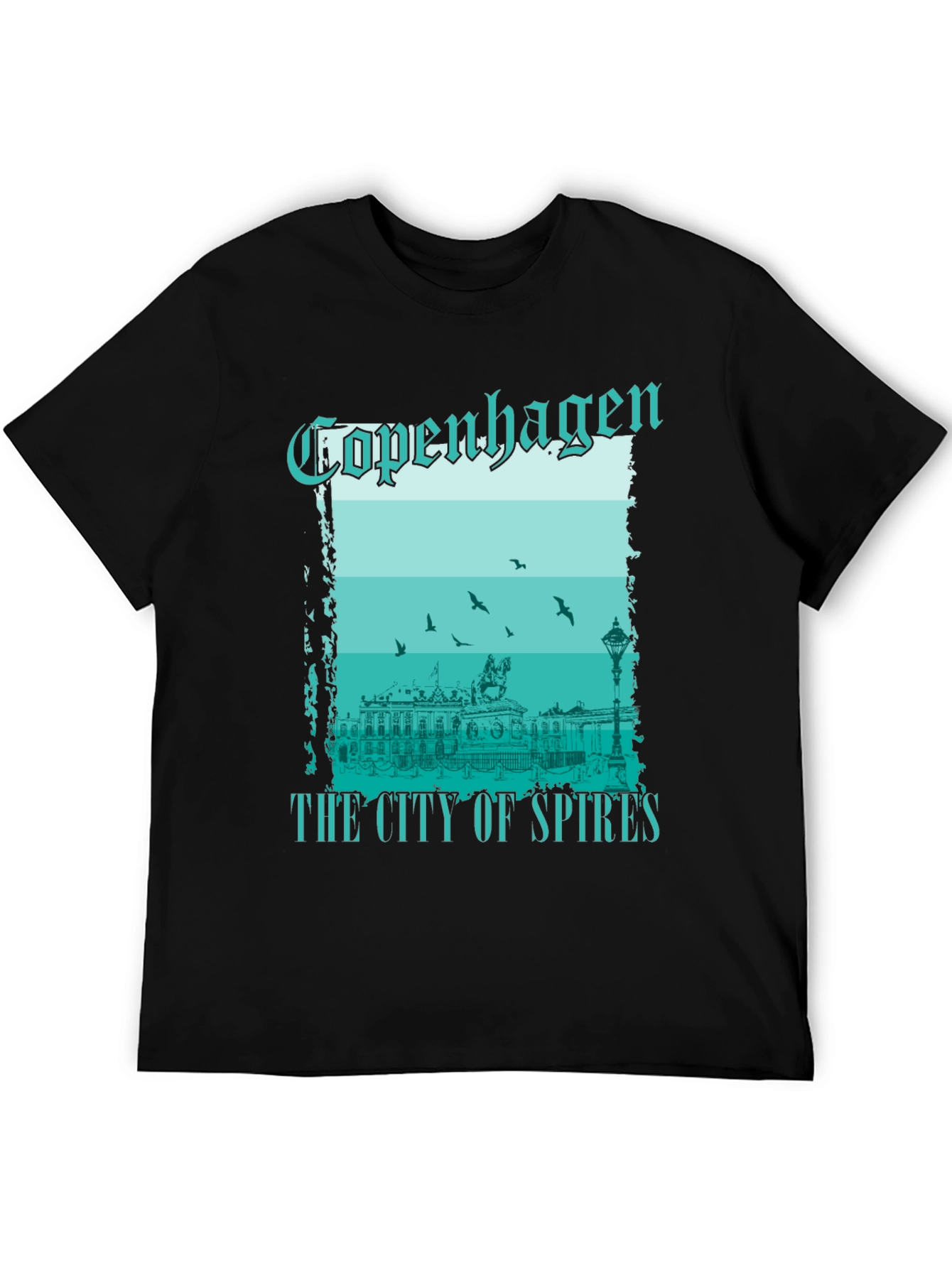 Copenhagen City of Spires Graphic T-Shirt