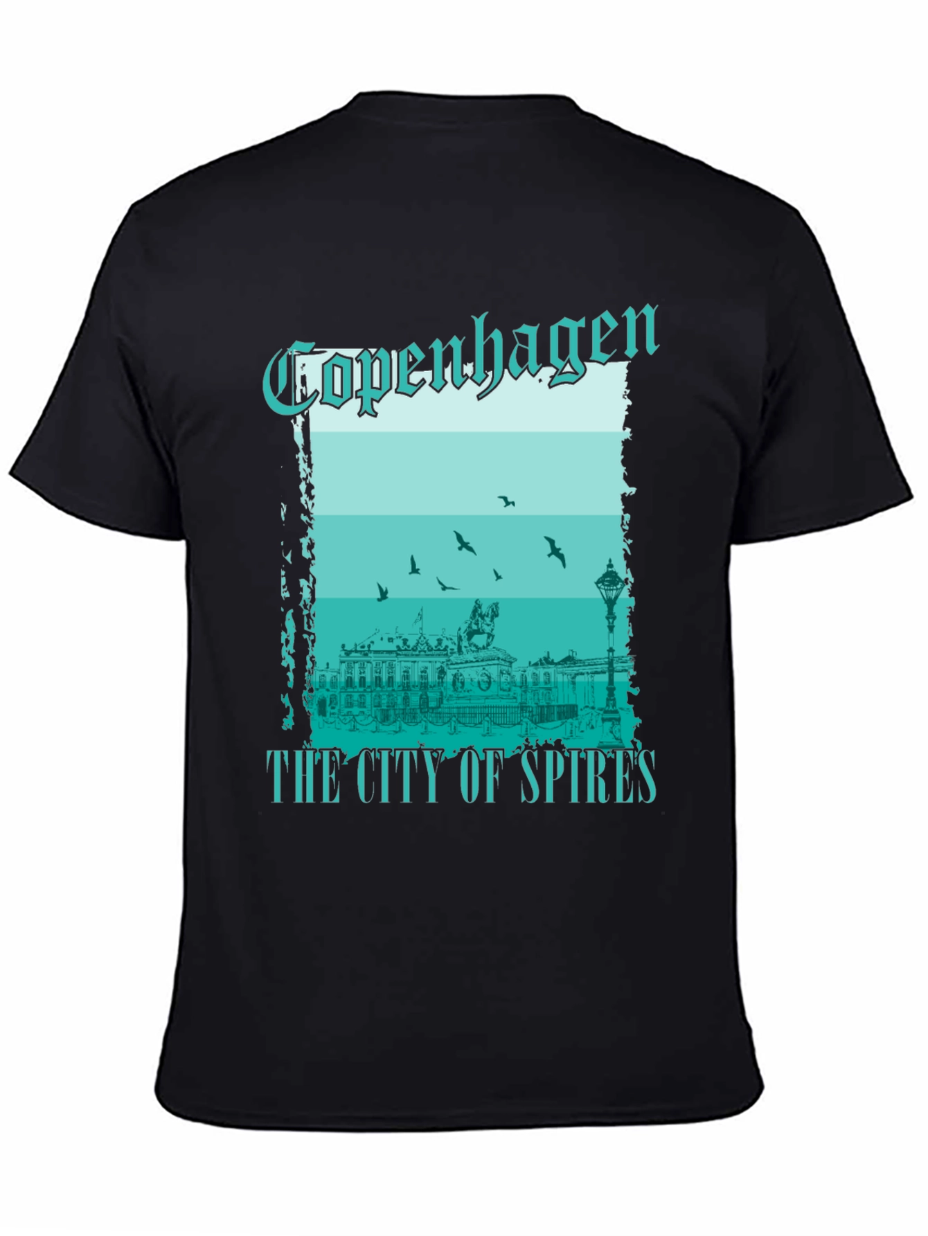 Copenhagen City of Spires Graphic T-Shirt