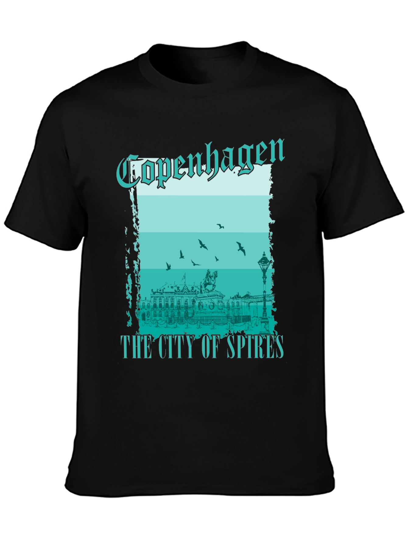 Copenhagen City of Spires Graphic T-Shirt