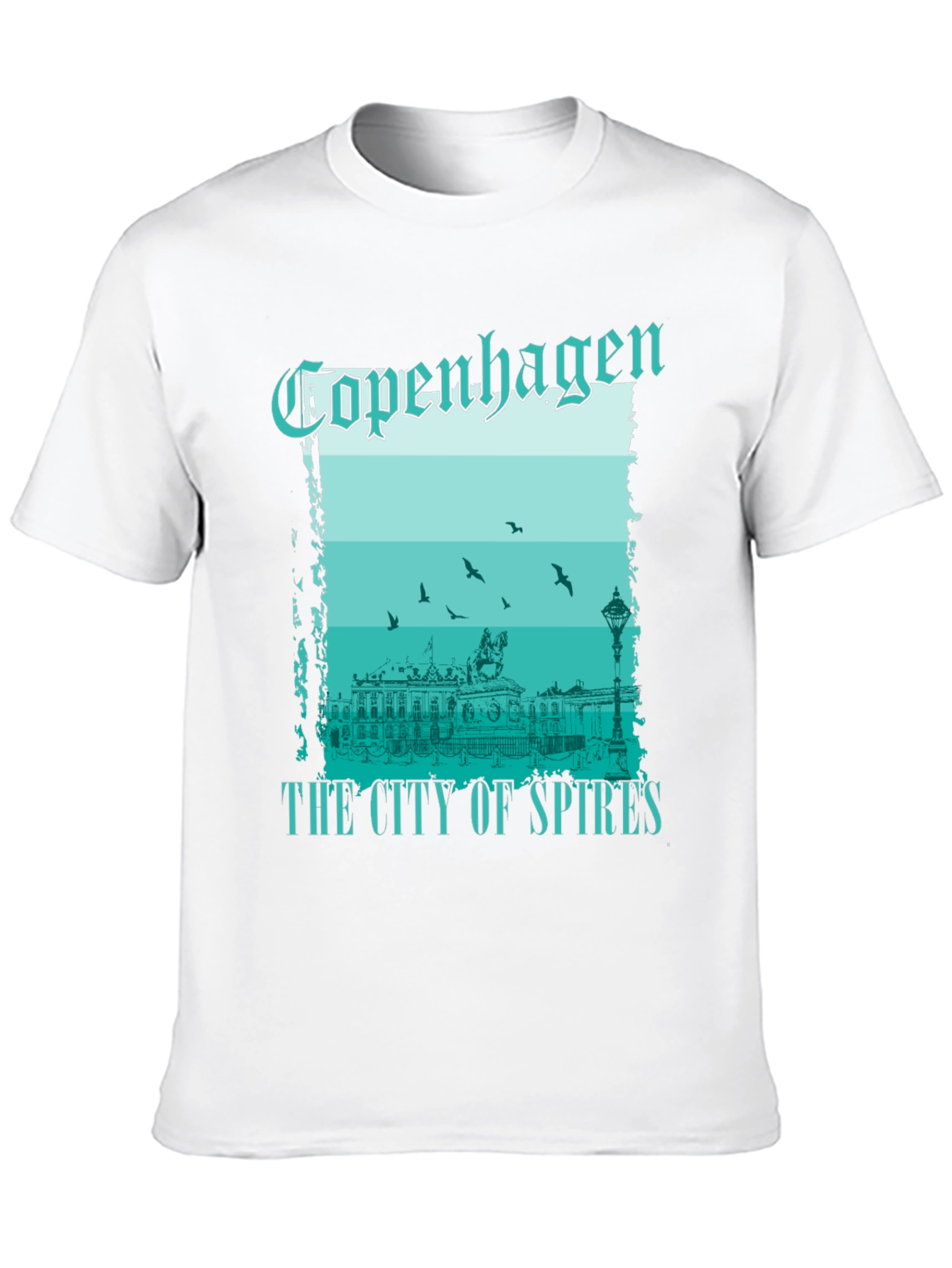 Copenhagen City of Spires Graphic T-Shirt