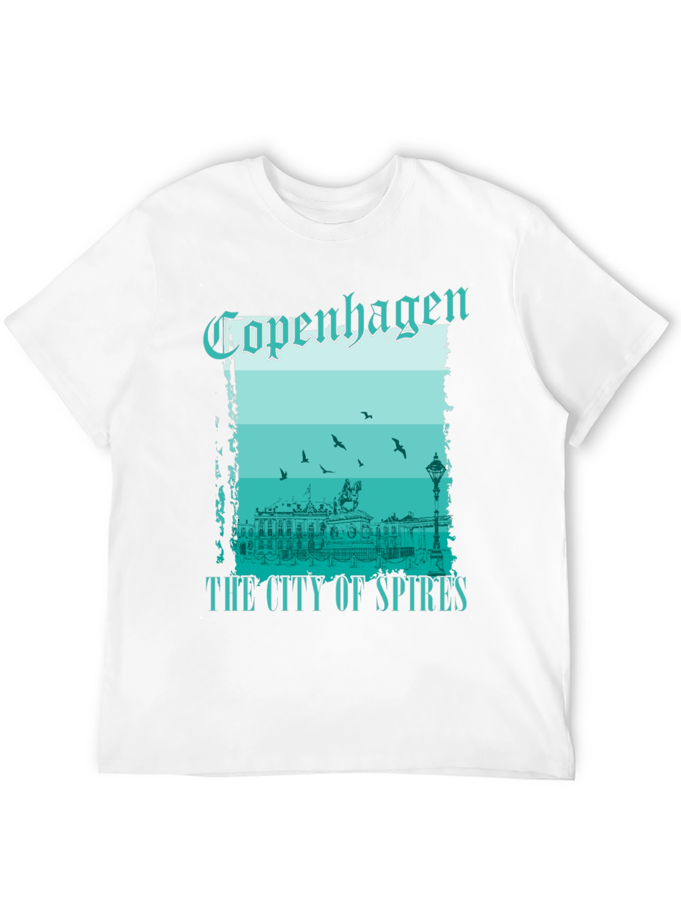 Copenhagen City of Spires Graphic T-Shirt
