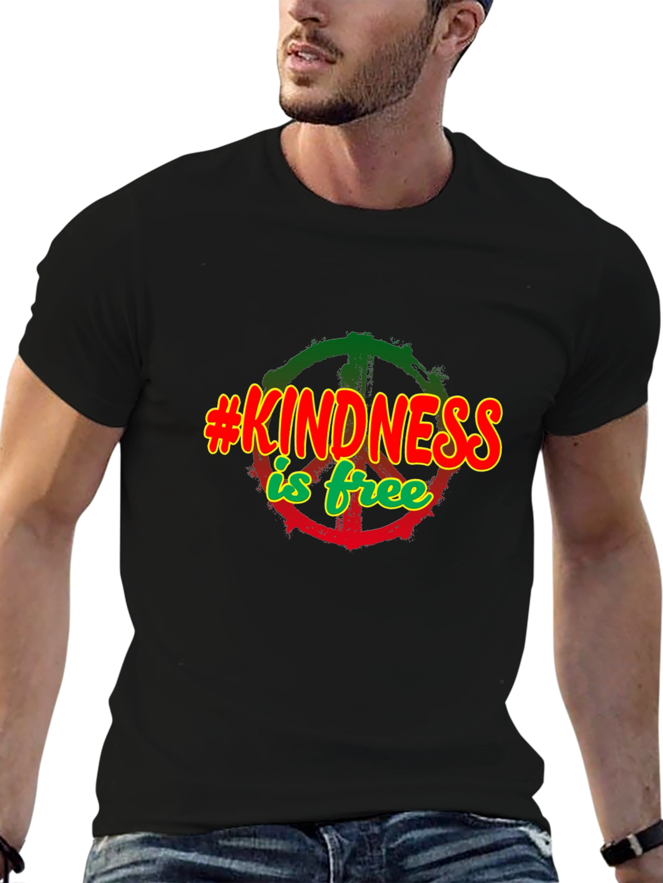 Kindness is Free Black T-Shirt