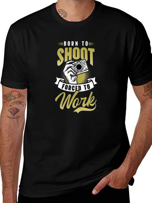 Born to Shoot Graphic Tee - Photographer T-Shirt
