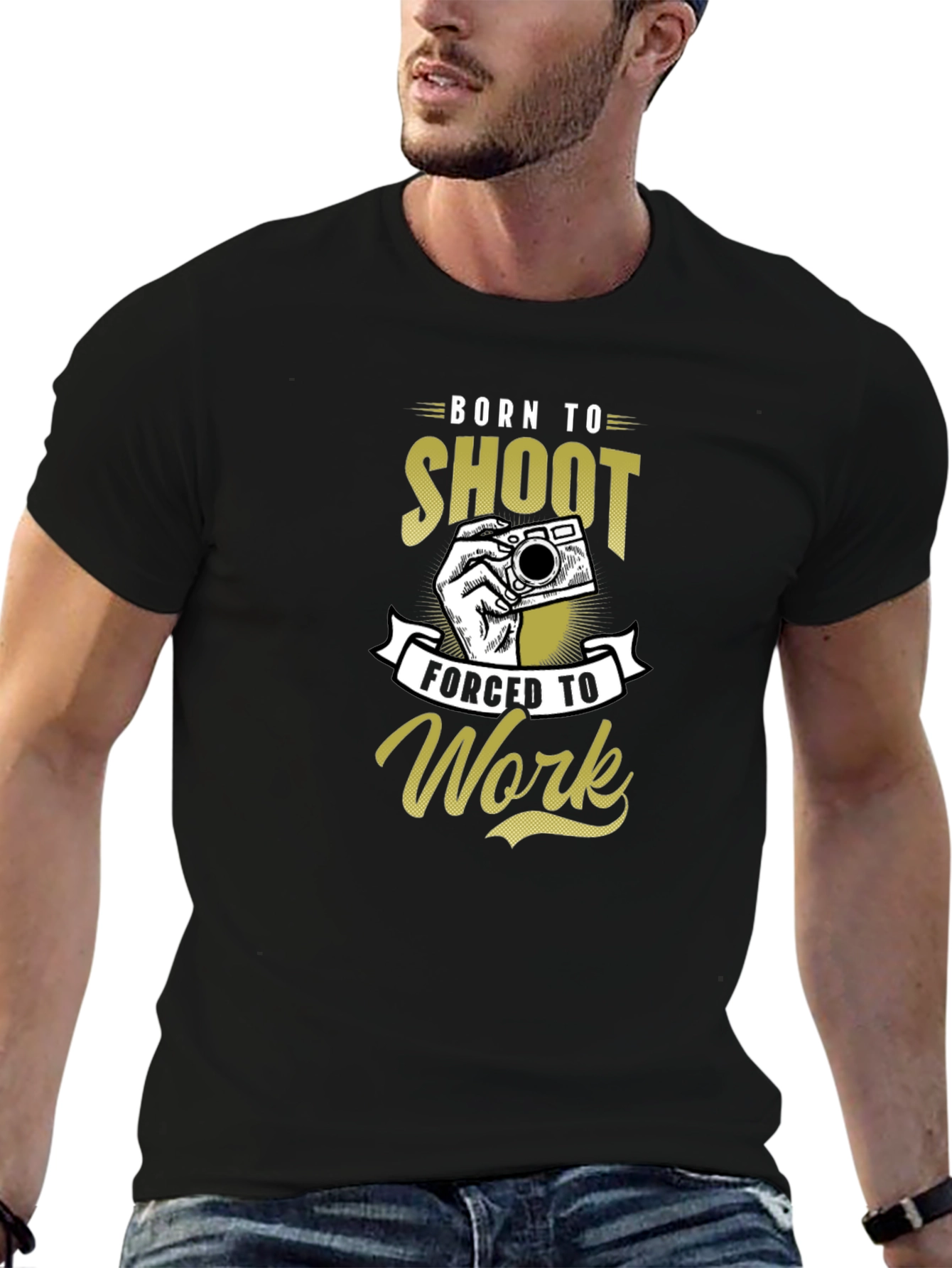 Born to Shoot Graphic Tee - Photographer T-Shirt