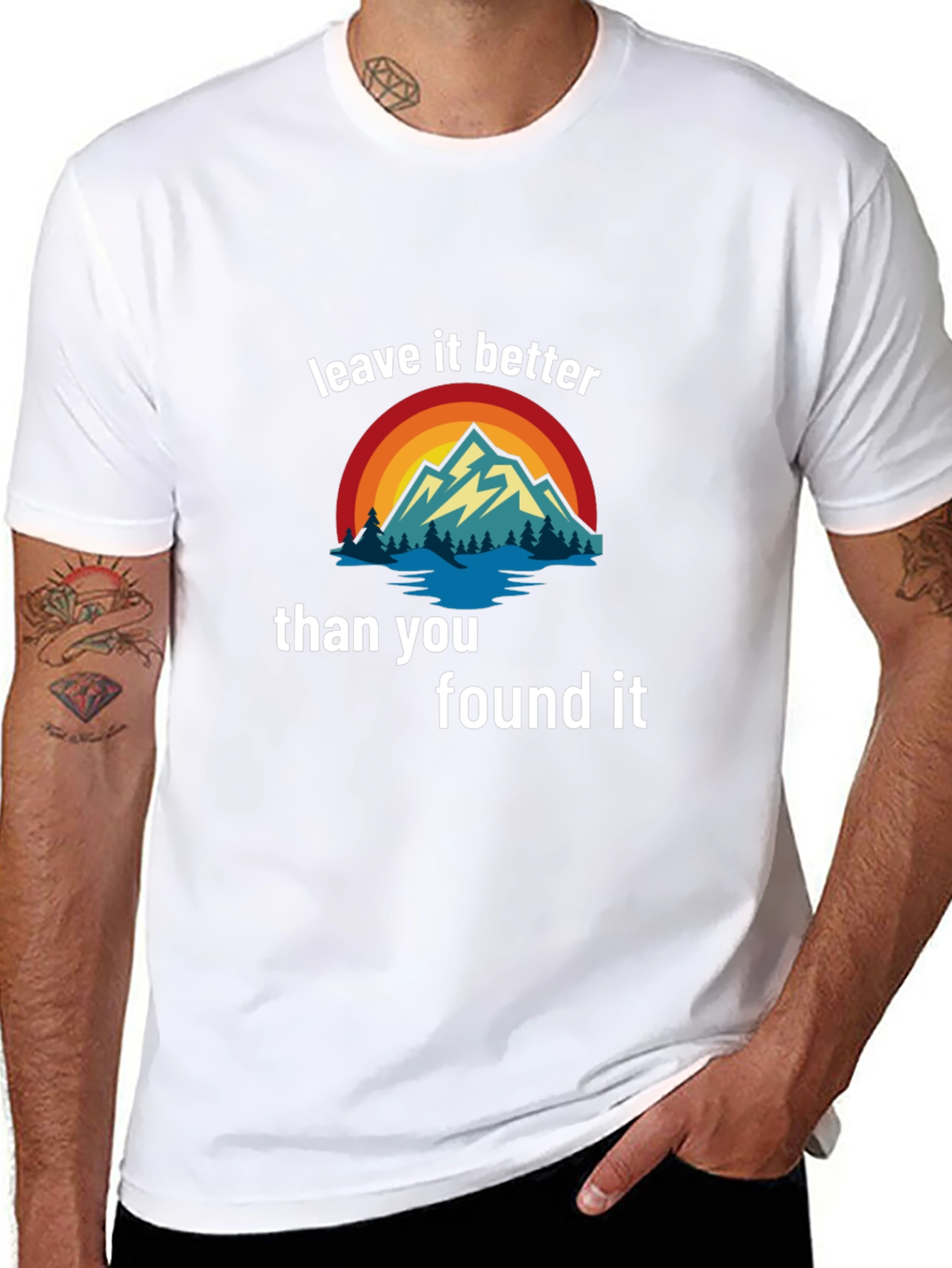 Leave It Better T-Shirt - Mountain Graphic Tee