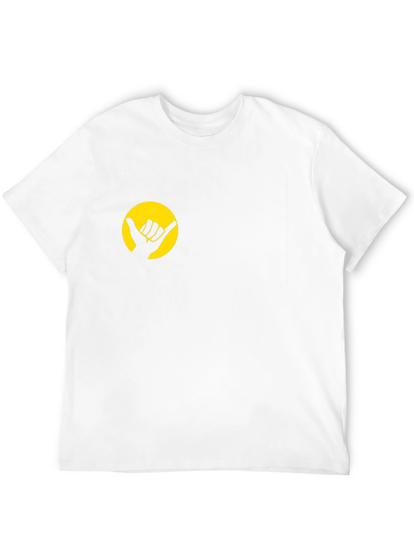 Hang Loose Graphic Tee - Black Cotton T-Shirt