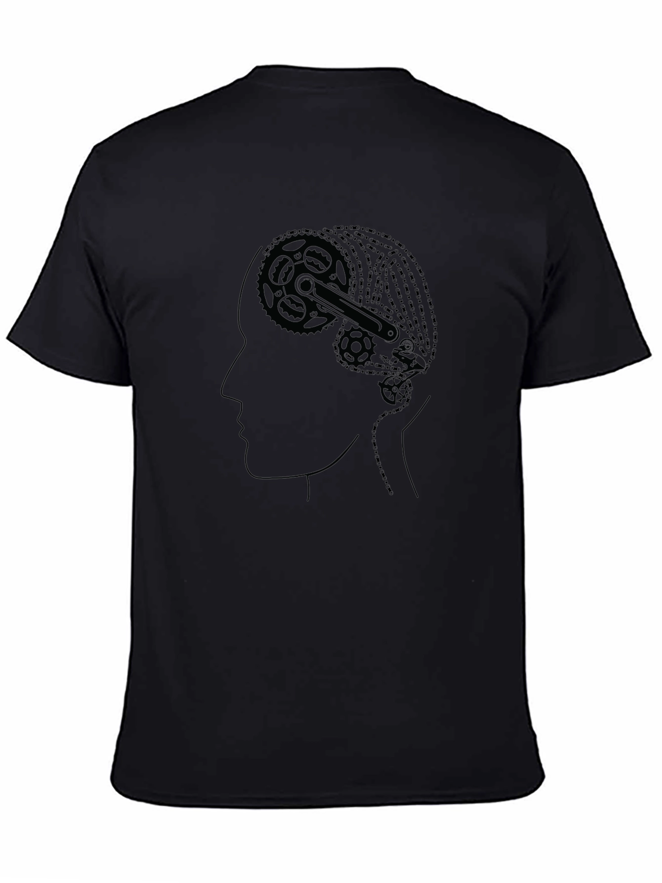 Gear Head Tee - Bicycle Brain T-Shirt