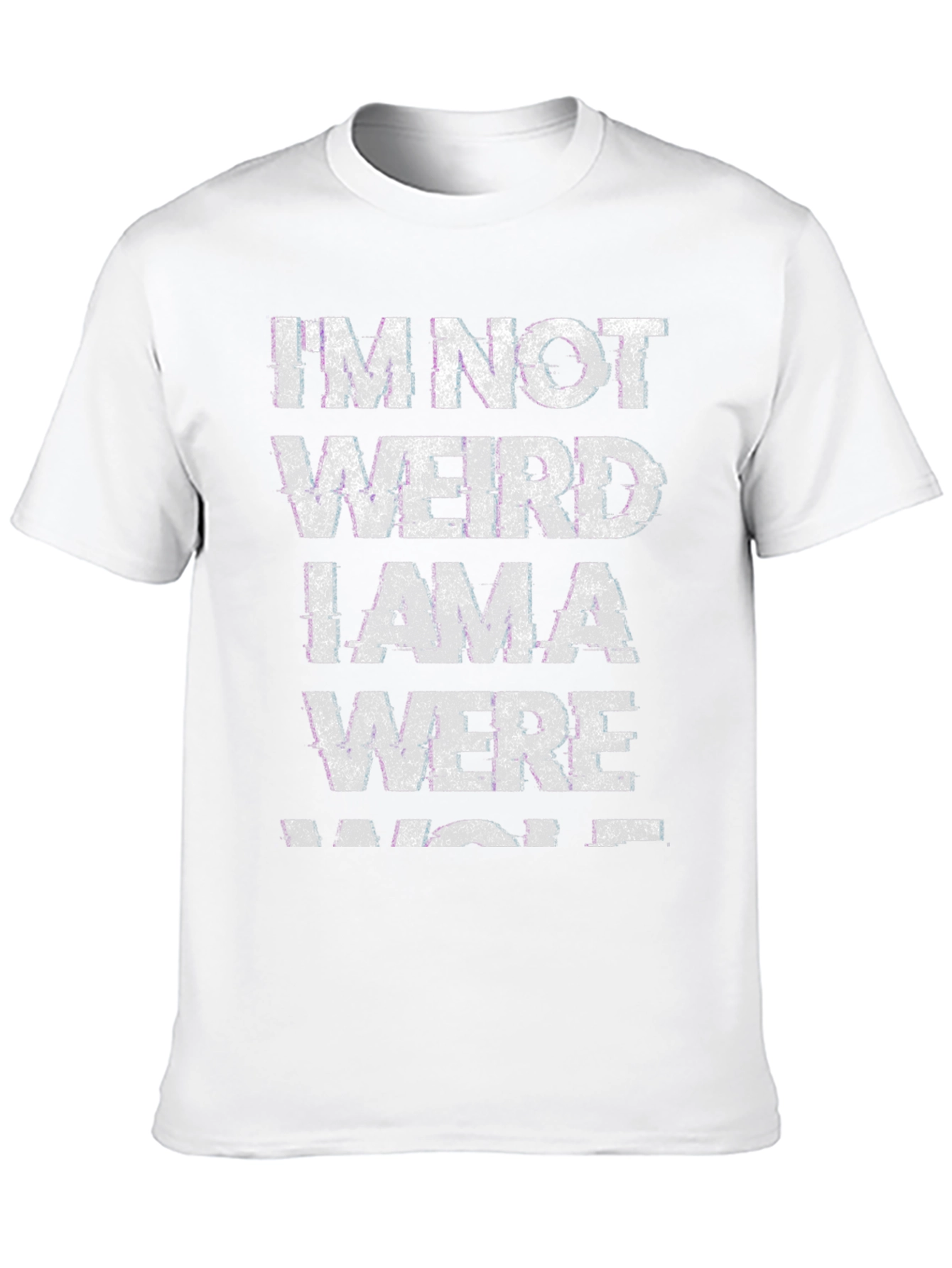Im Not Weird I Am A Werewolf Graphic T-Shirt