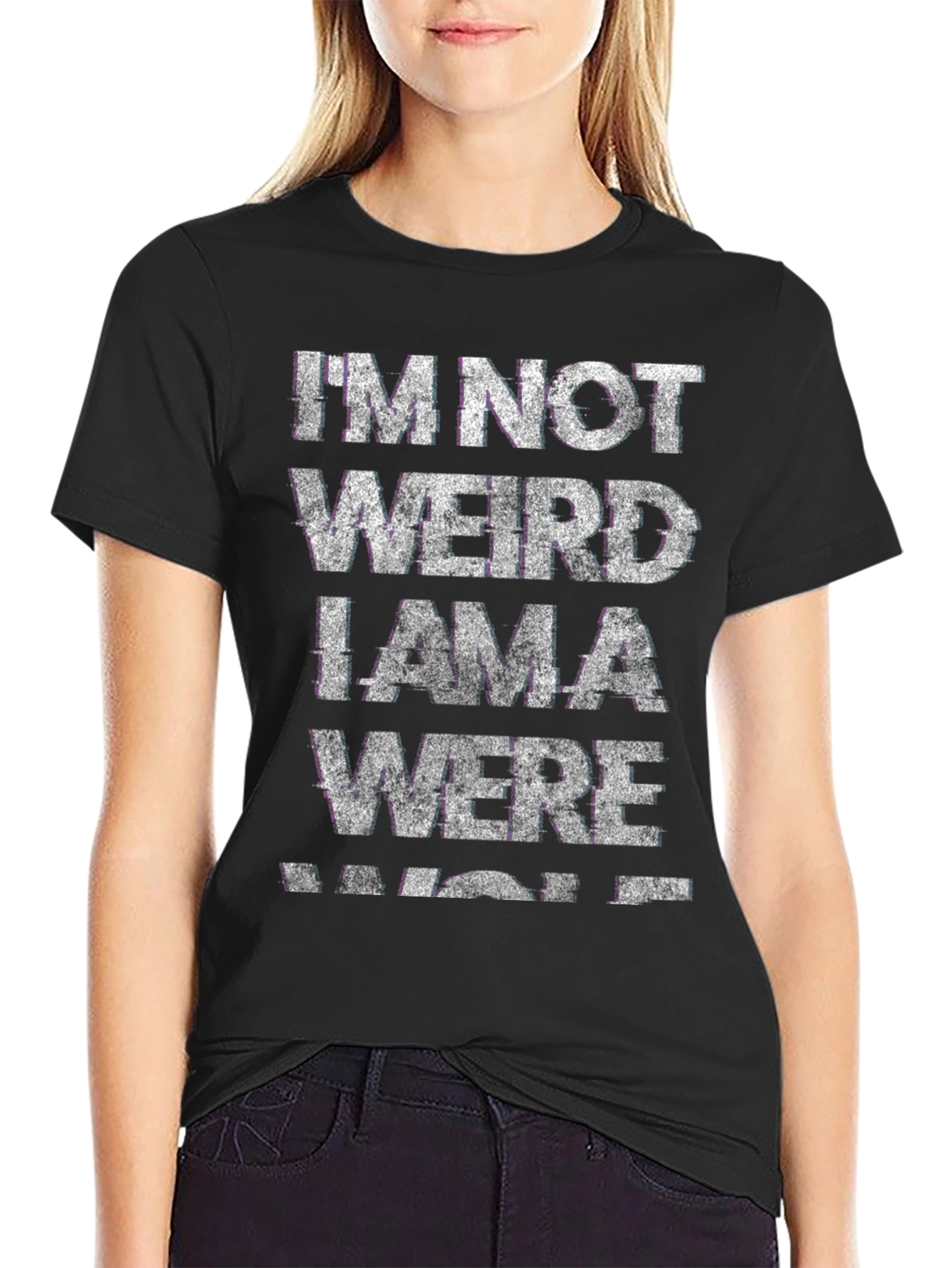 Im Not Weird I Am A Werewolf Graphic T-Shirt