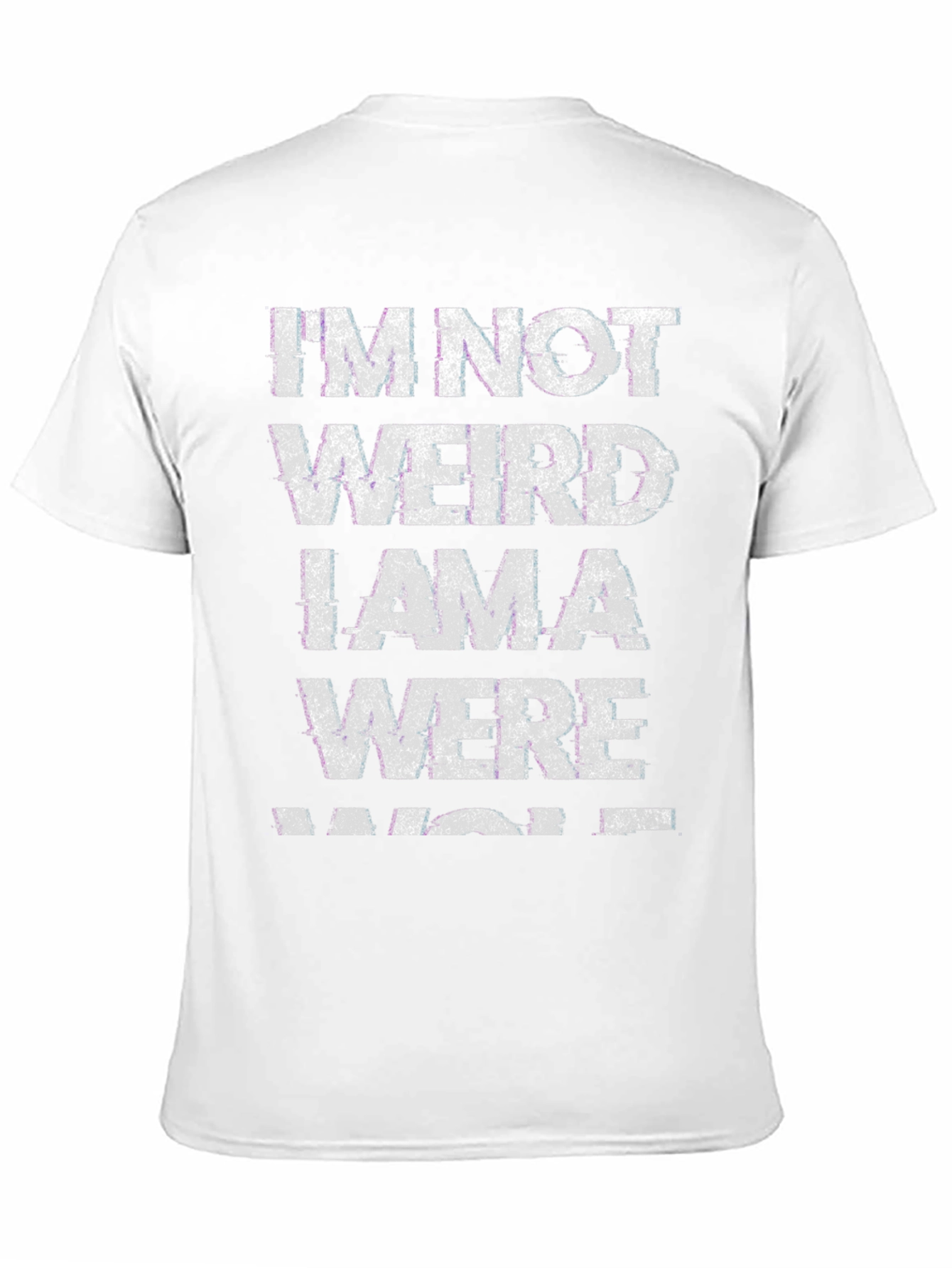 Im Not Weird I Am A Werewolf Graphic T-Shirt