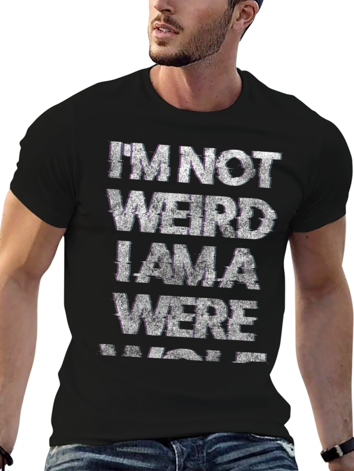 Im Not Weird I Am A Werewolf Graphic T-Shirt