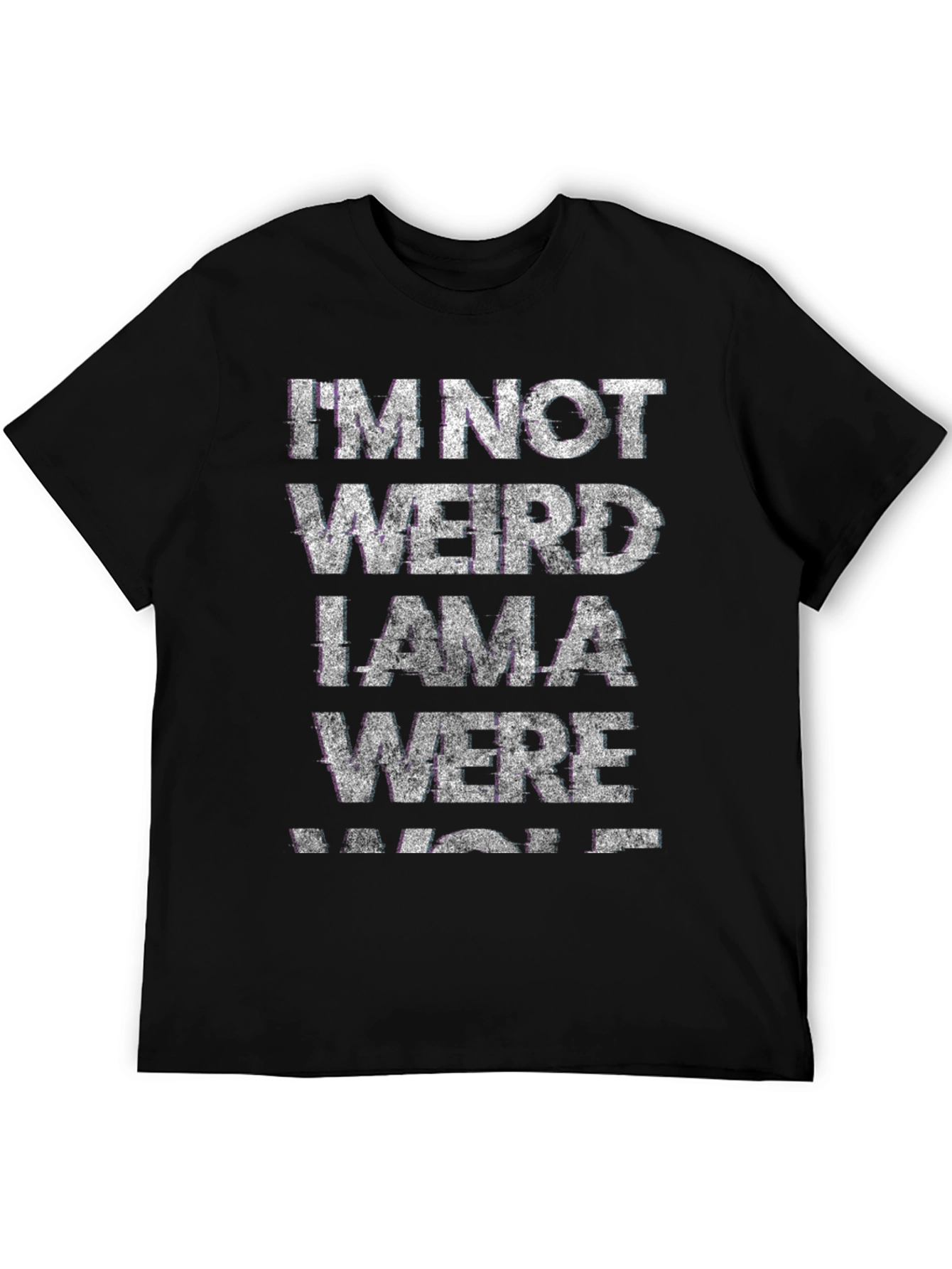 Im Not Weird I Am A Werewolf Graphic T-Shirt