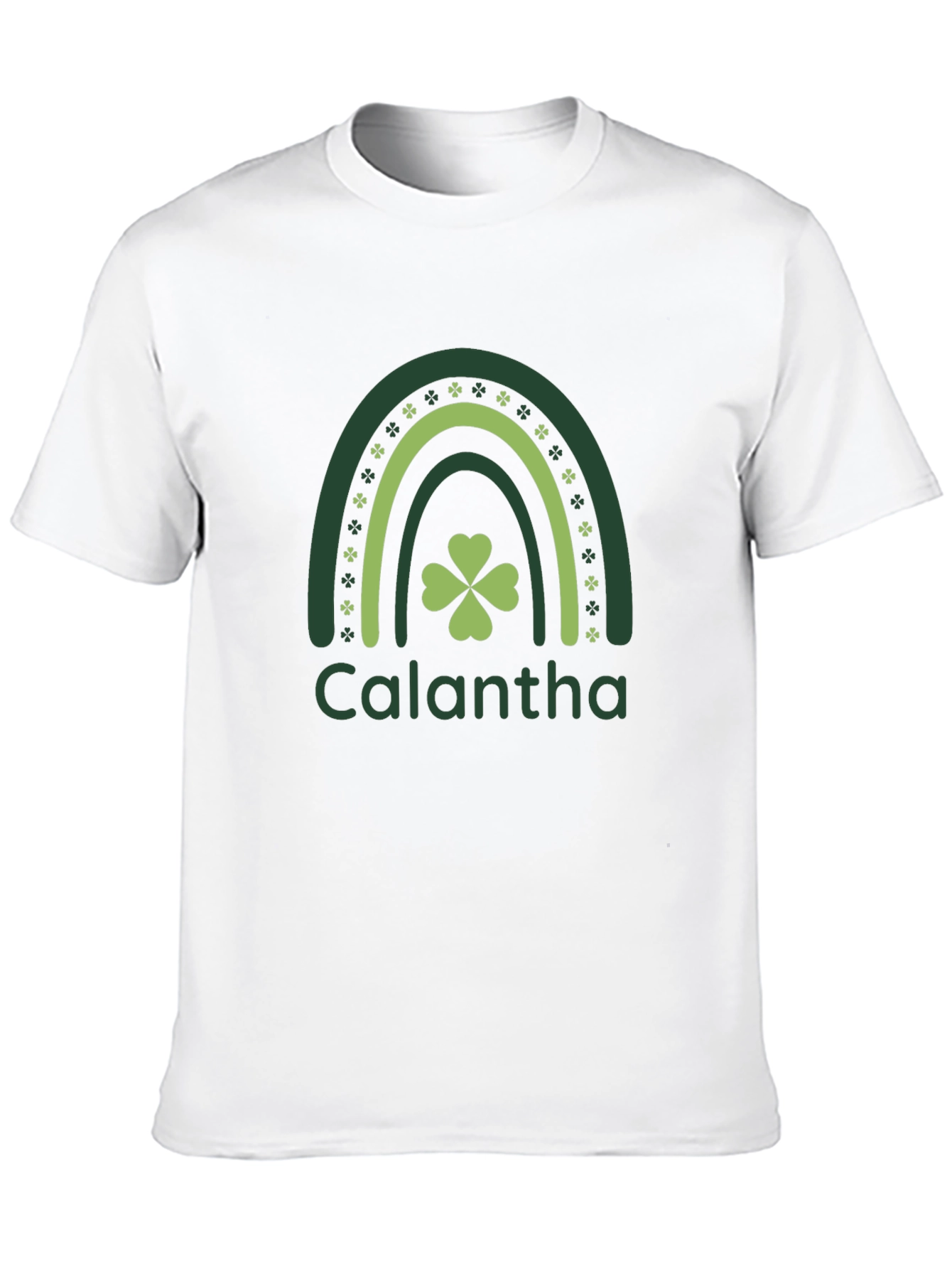 Calantha Rainbow Shamrock St. Patricks Day T-Shirt