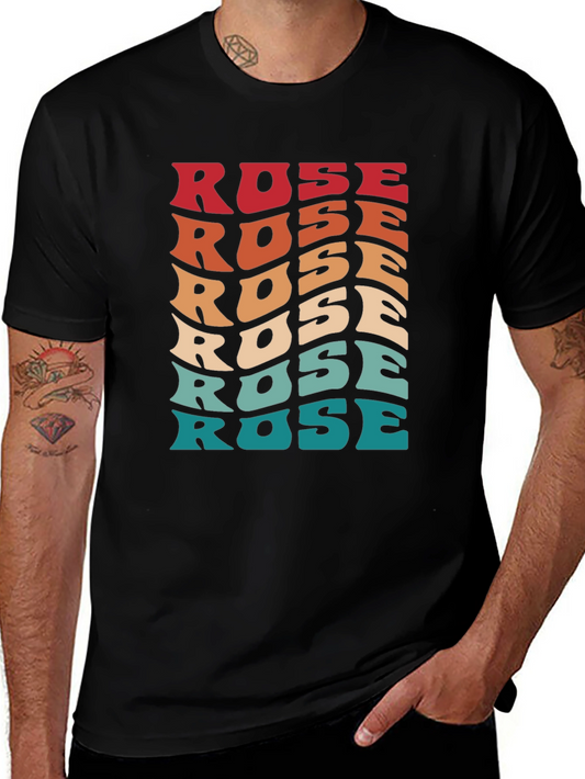 Retro Rose Graphic Tee - Unisex