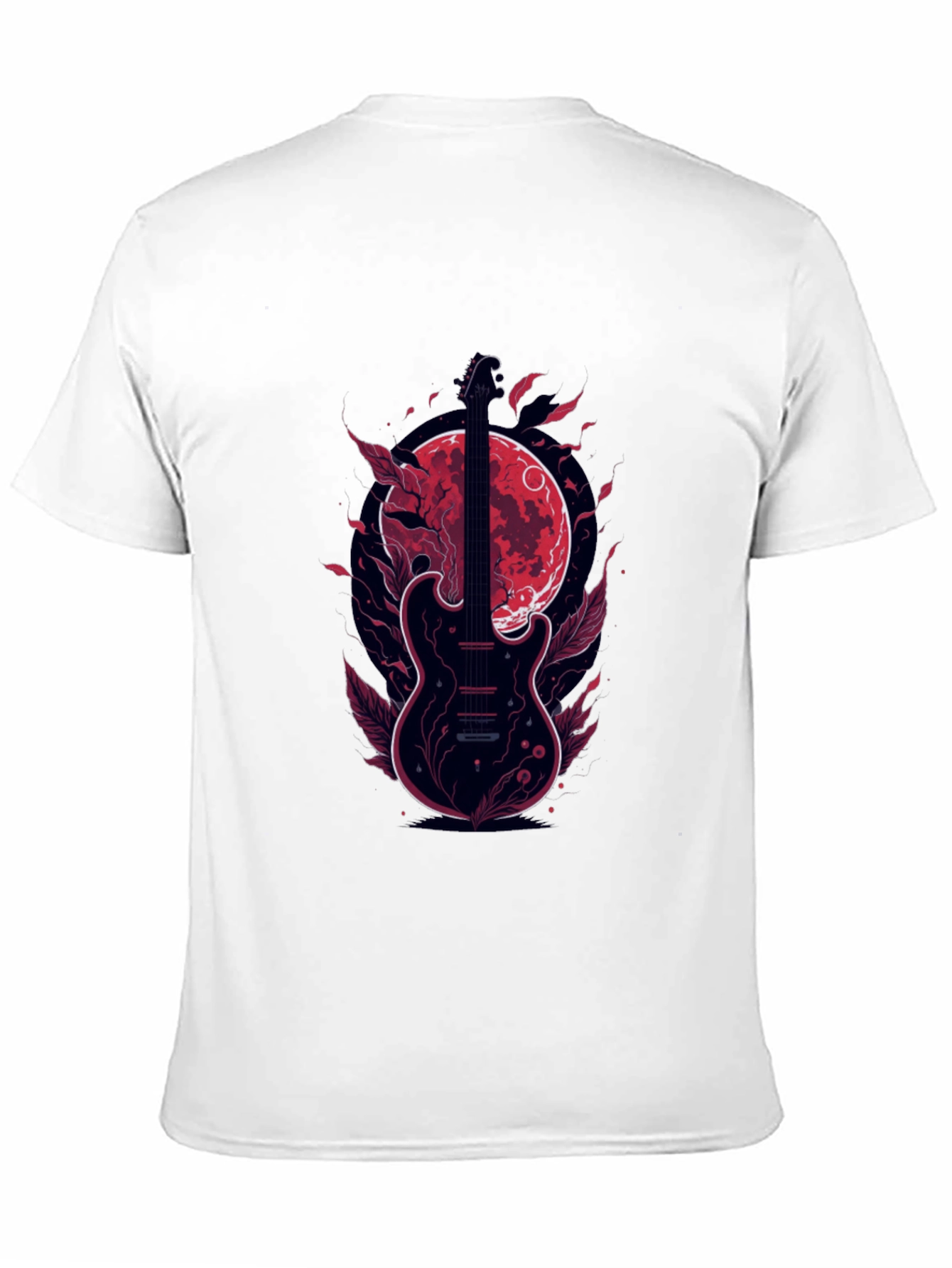 Guitar Moon T-Shirt - Stylish Graphic Tee