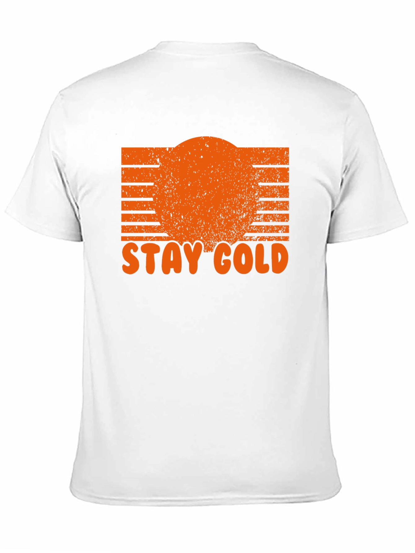 Stay Gold Graphic Tee - Retro Sunset T-Shirt