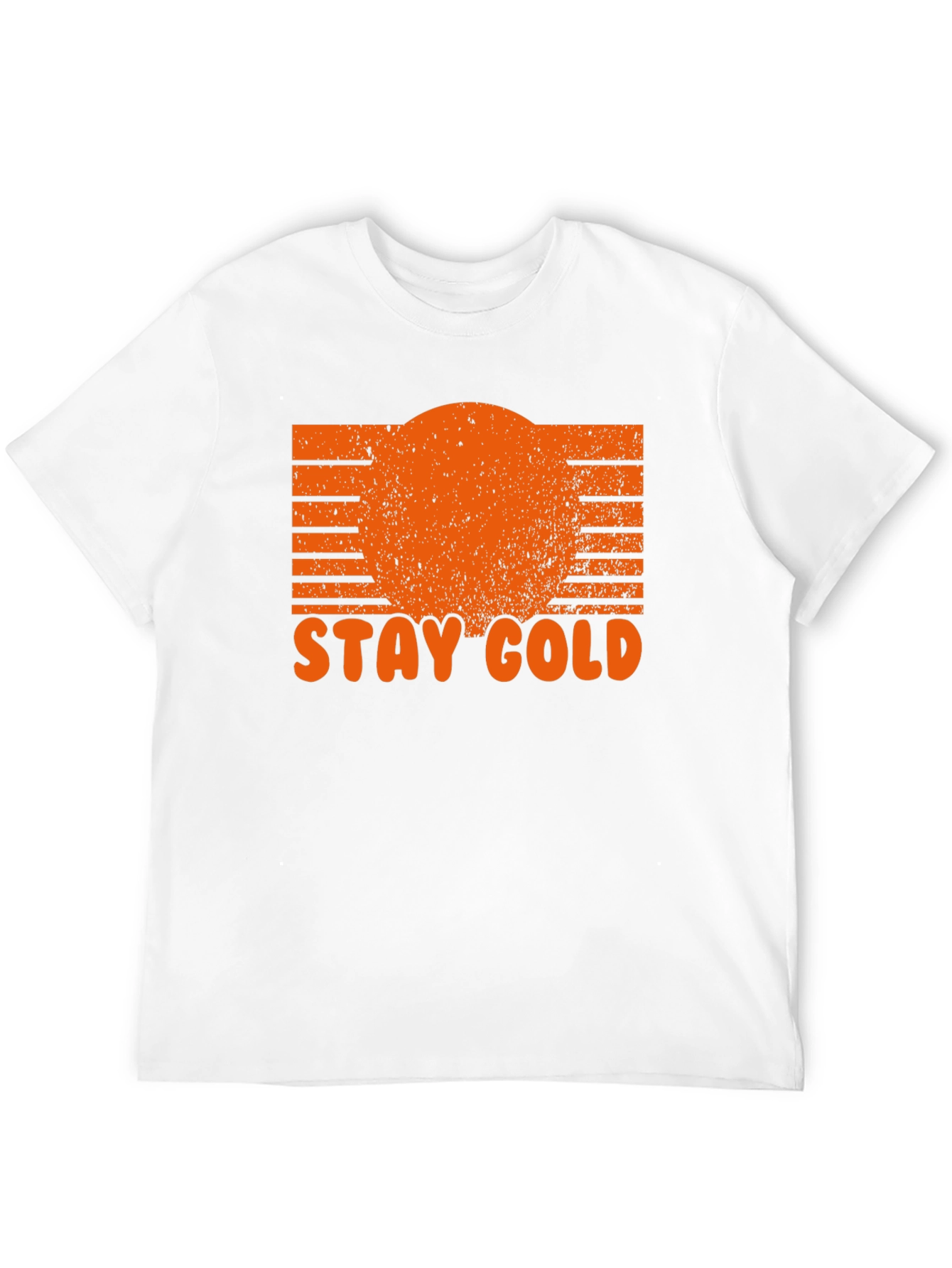 Stay Gold Graphic Tee - Retro Sunset T-Shirt