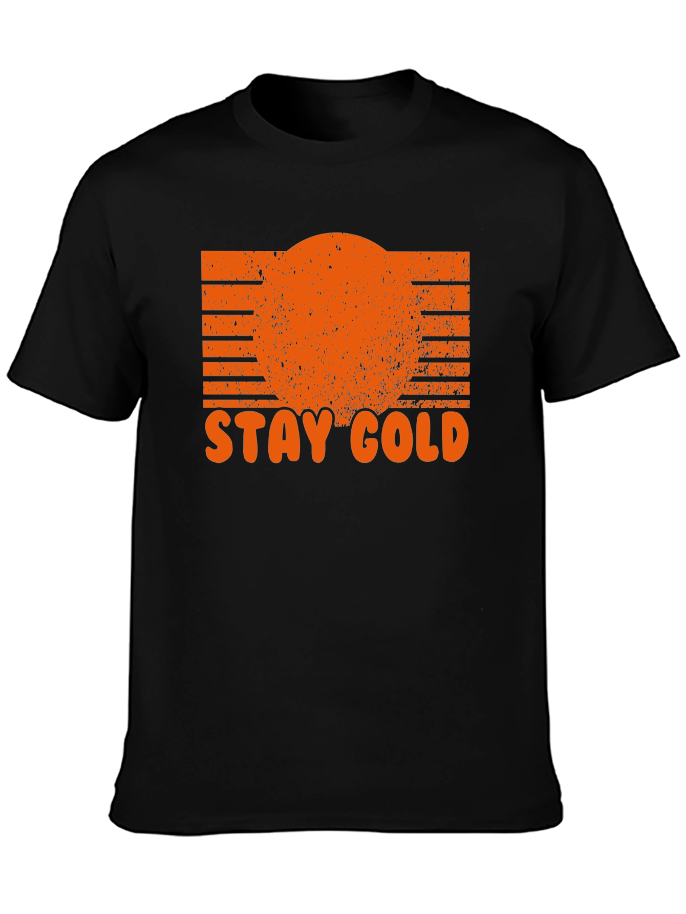 Stay Gold Graphic Tee - Retro Sunset T-Shirt