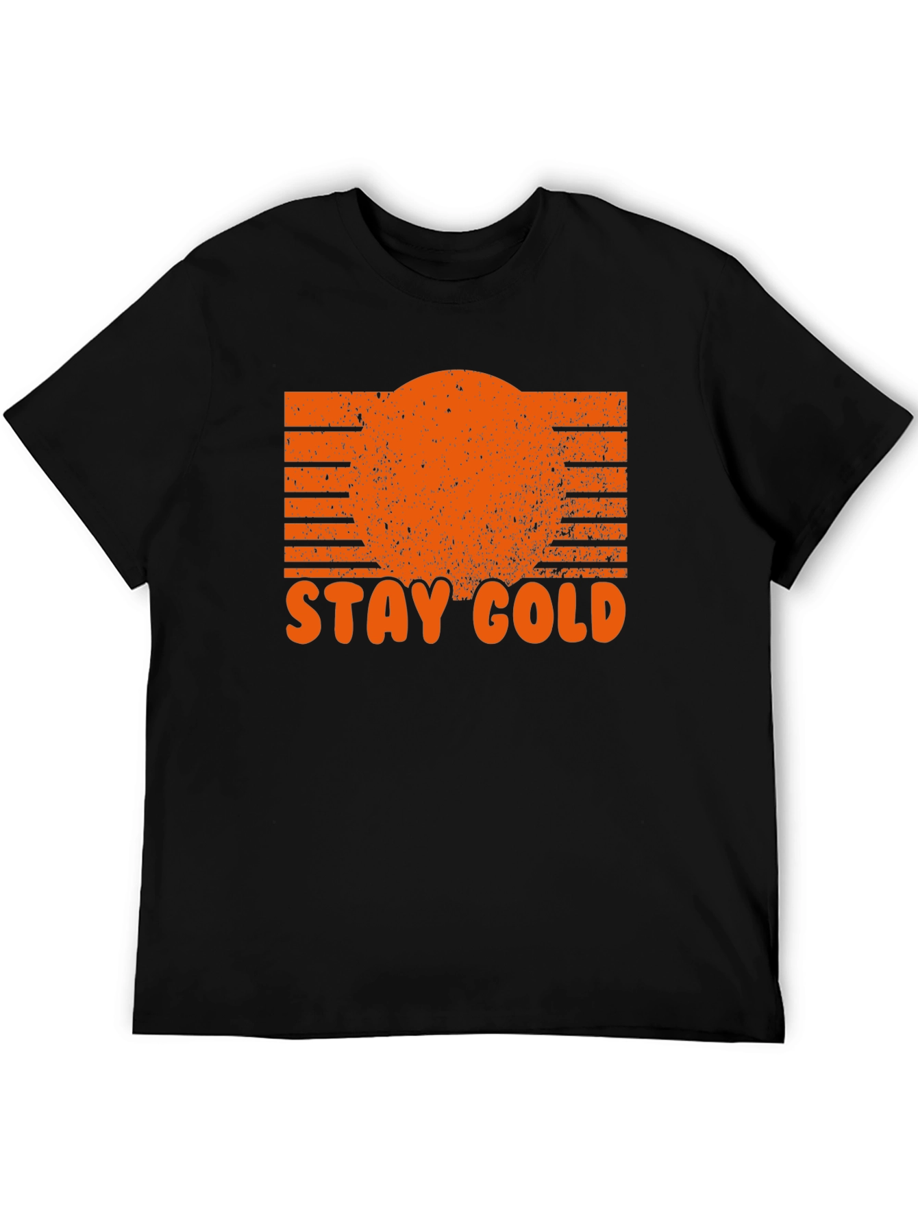 Stay Gold Graphic Tee - Retro Sunset T-Shirt