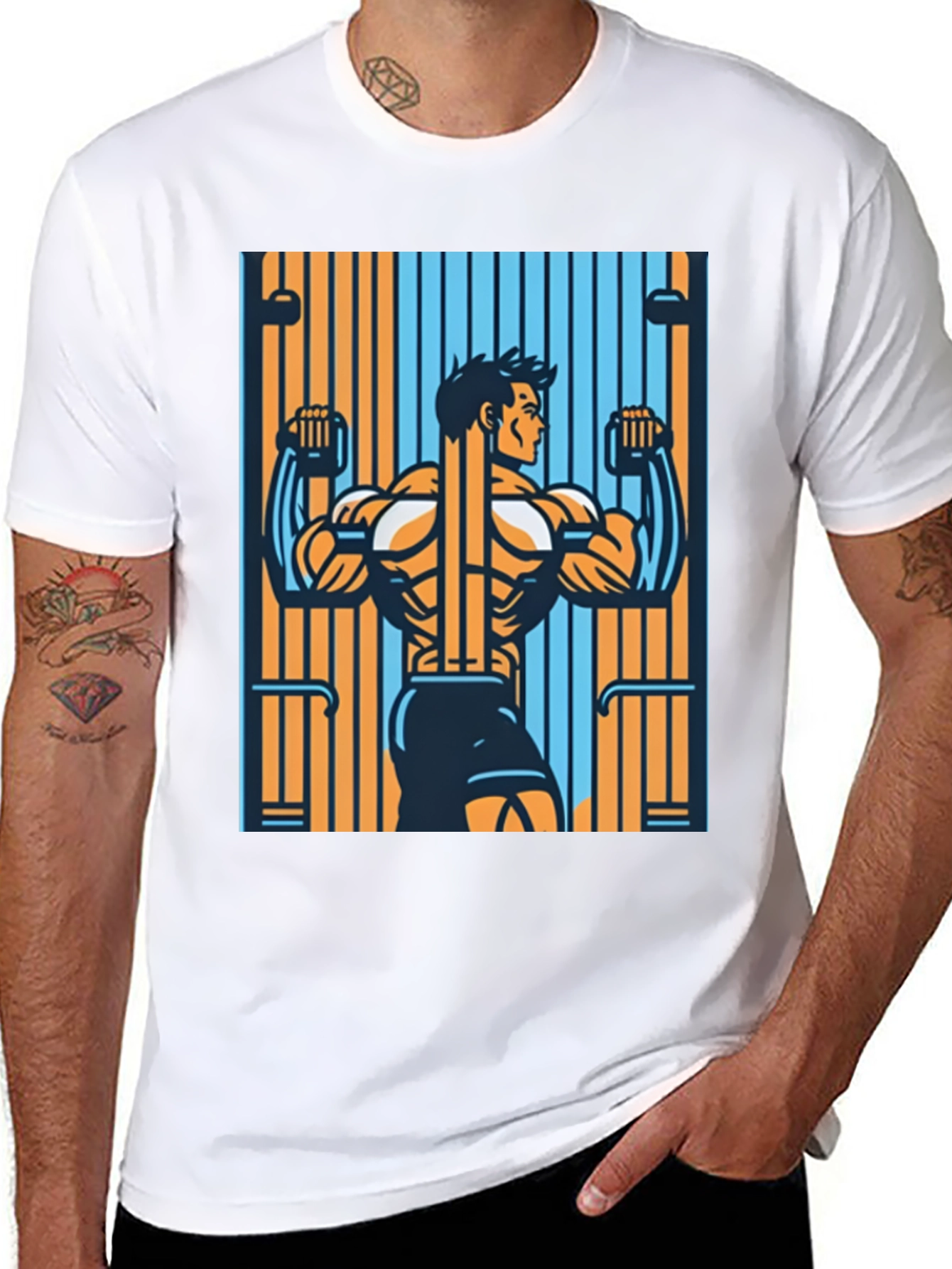 Gym Bodybuilder T-Shirt Workout Apparel