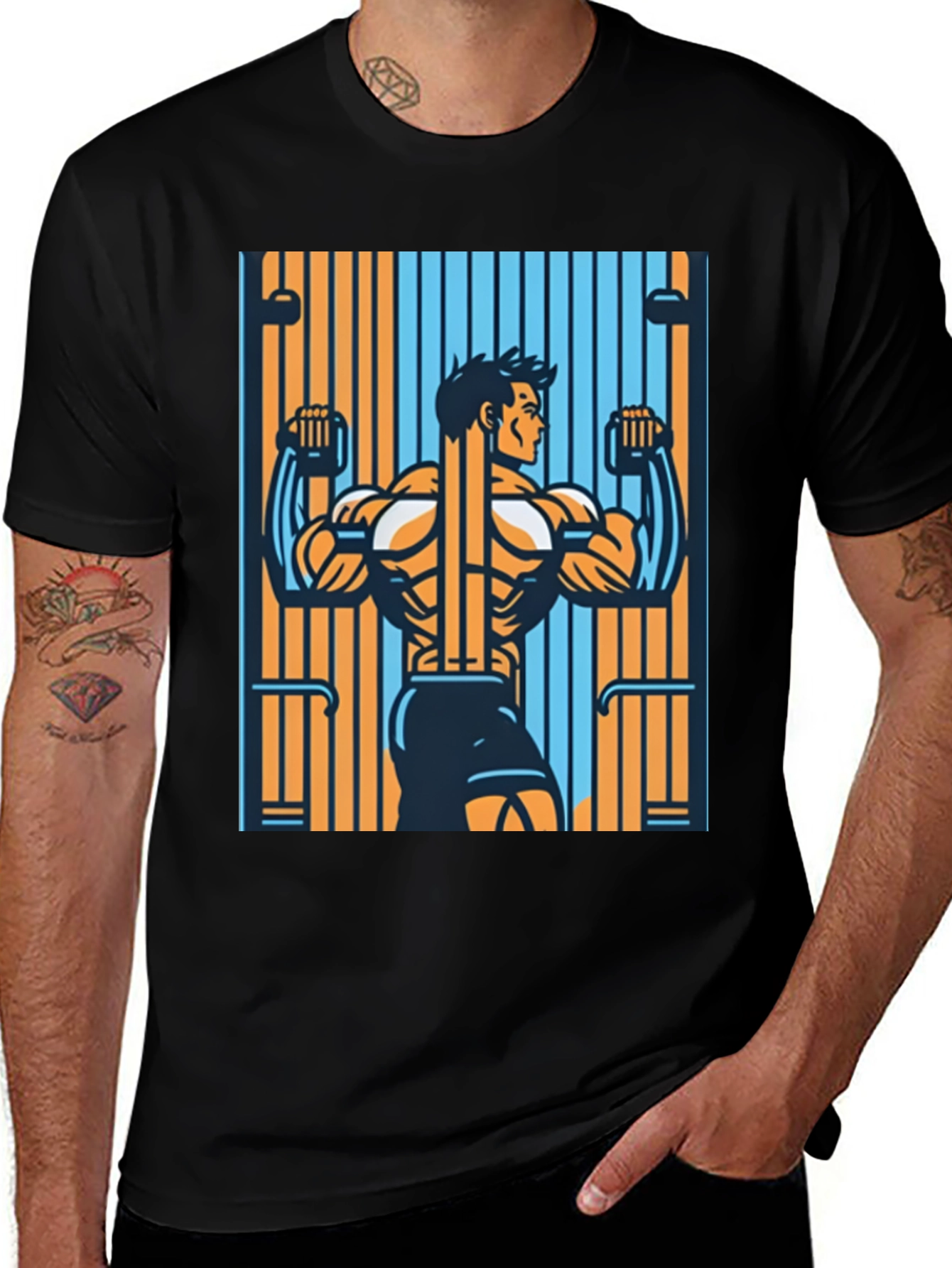 Gym Bodybuilder T-Shirt Workout Apparel
