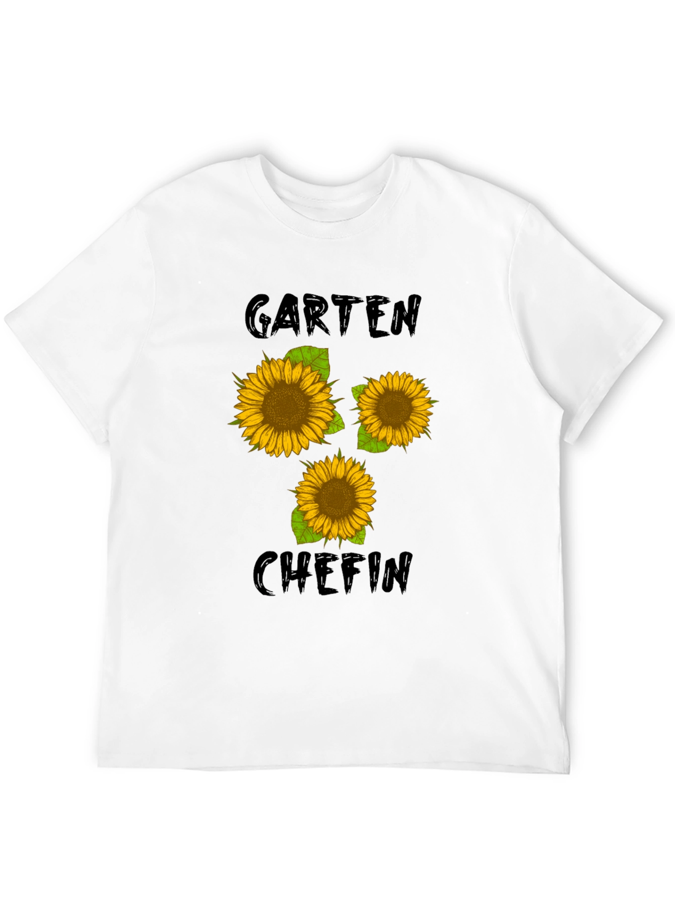 Garten Chefin Sunflower Graphic Tee - Black