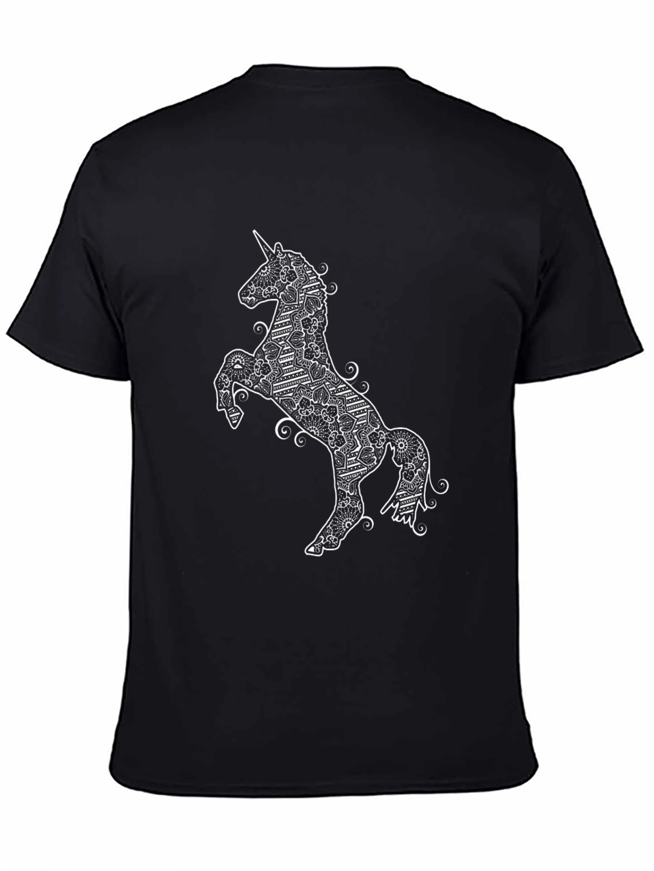 Unicorn Graphic T-Shirt - Black
