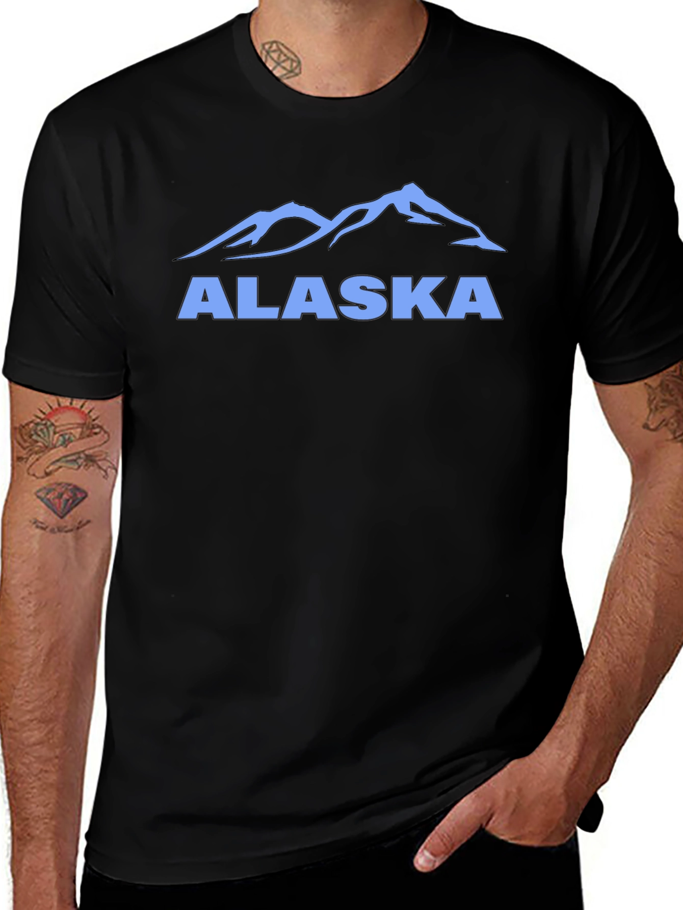 Alaska Graphic T-Shirt - Mountain Design