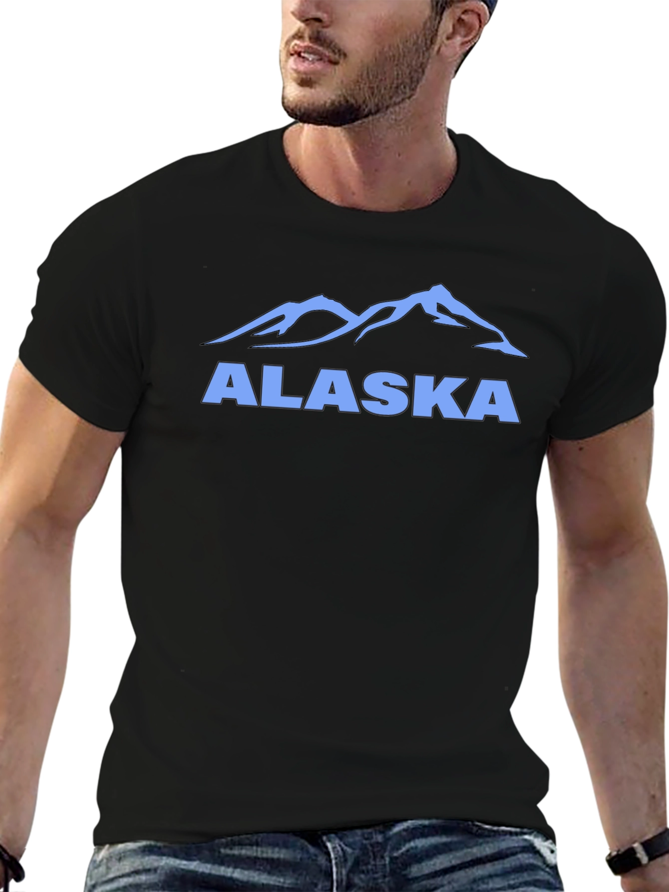 Alaska Graphic T-Shirt - Mountain Design