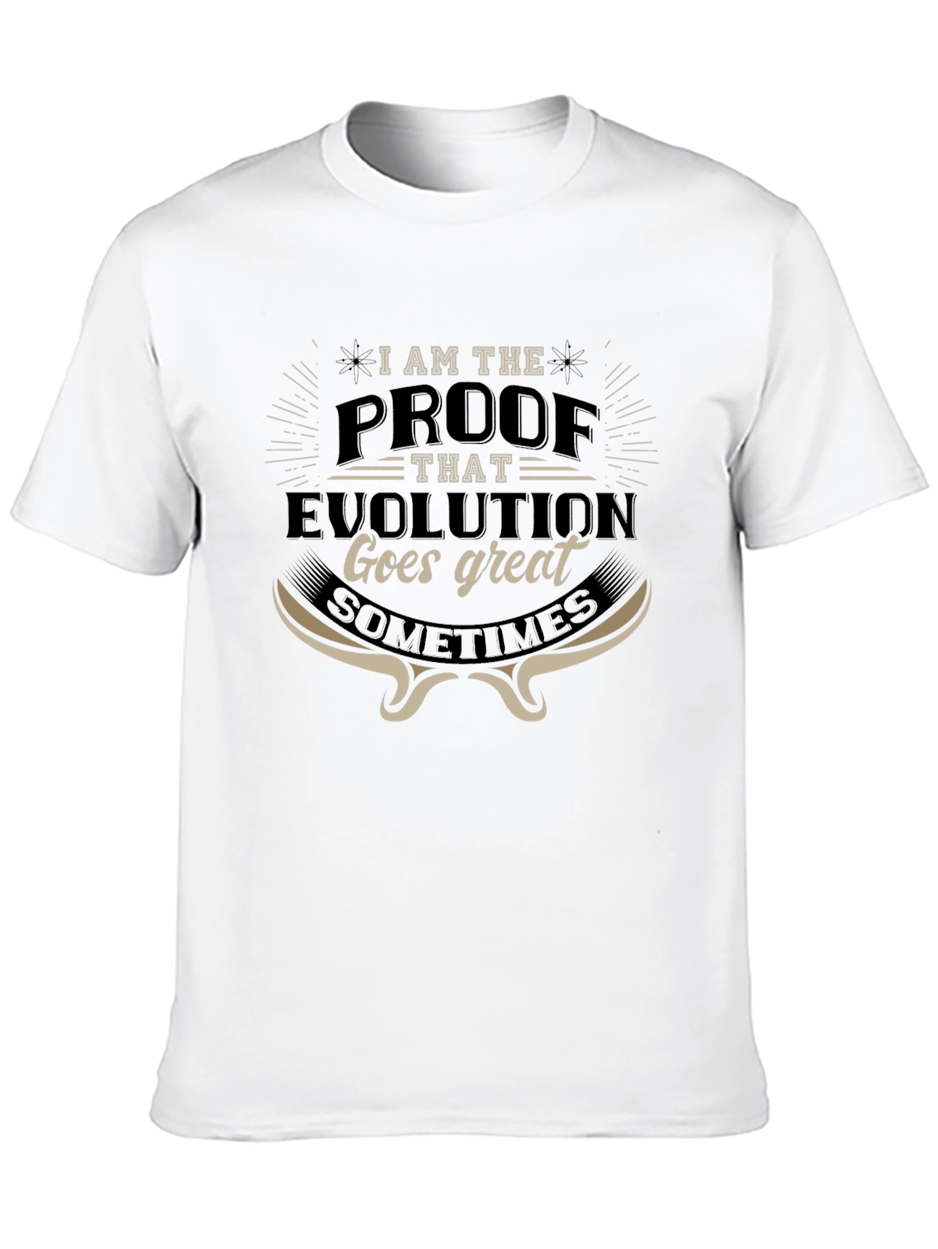 Evolution Proof Graphic Tee - Mens Novelty T-Shirt