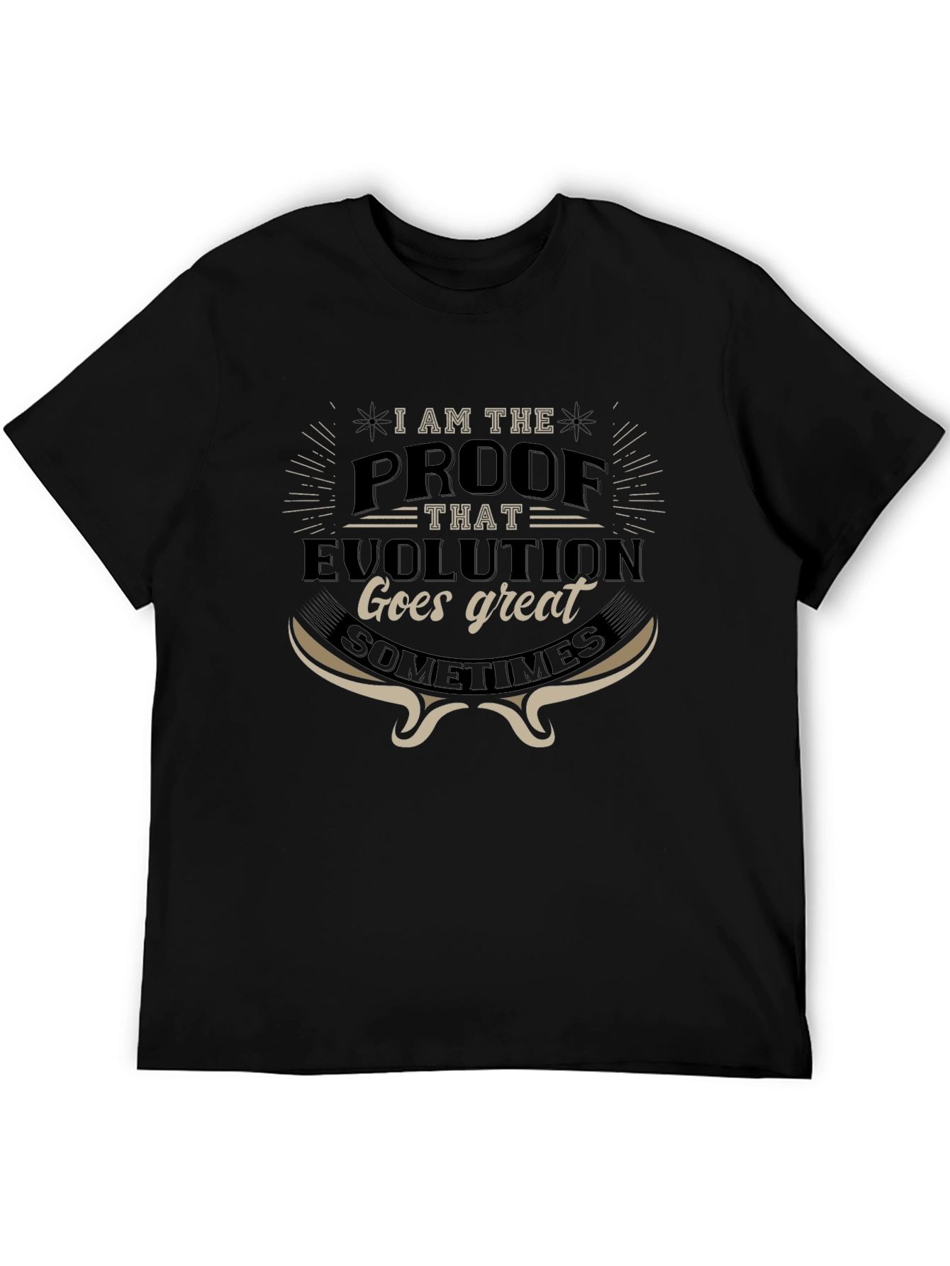 Evolution Proof Graphic Tee - Mens Novelty T-Shirt