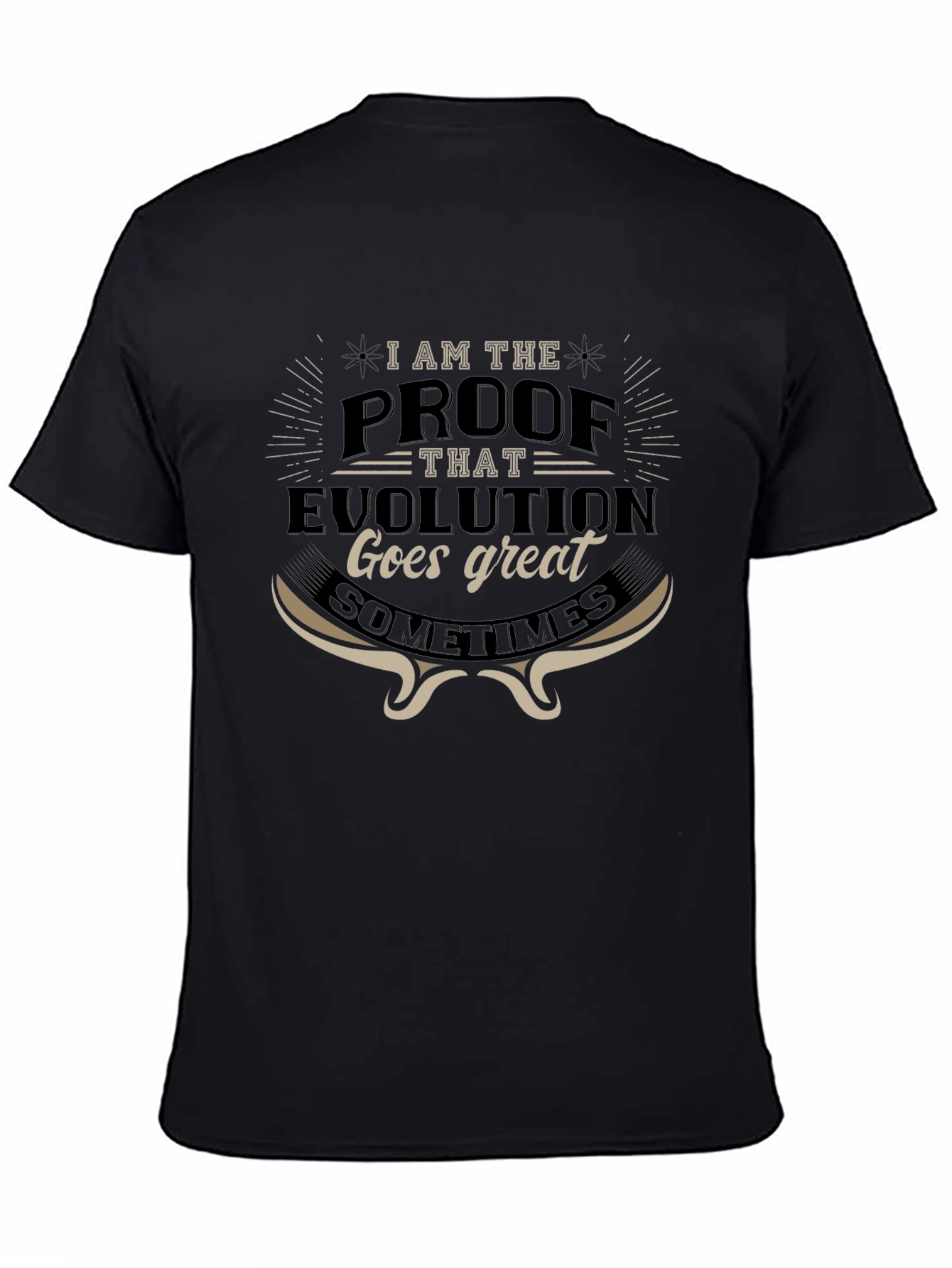 Evolution Proof Graphic Tee - Mens Novelty T-Shirt