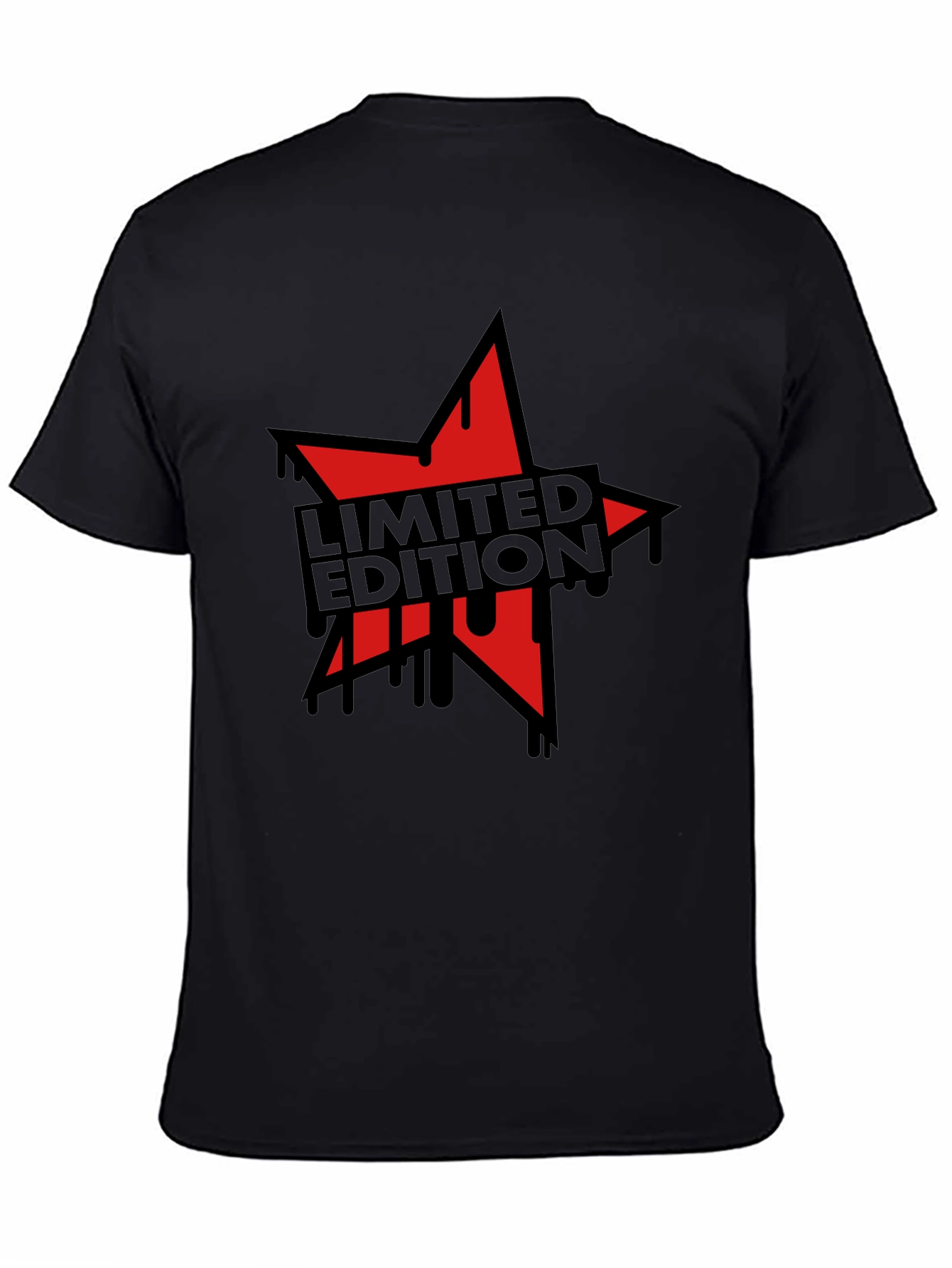 Limited Edition Star Graphic Black T-Shirt