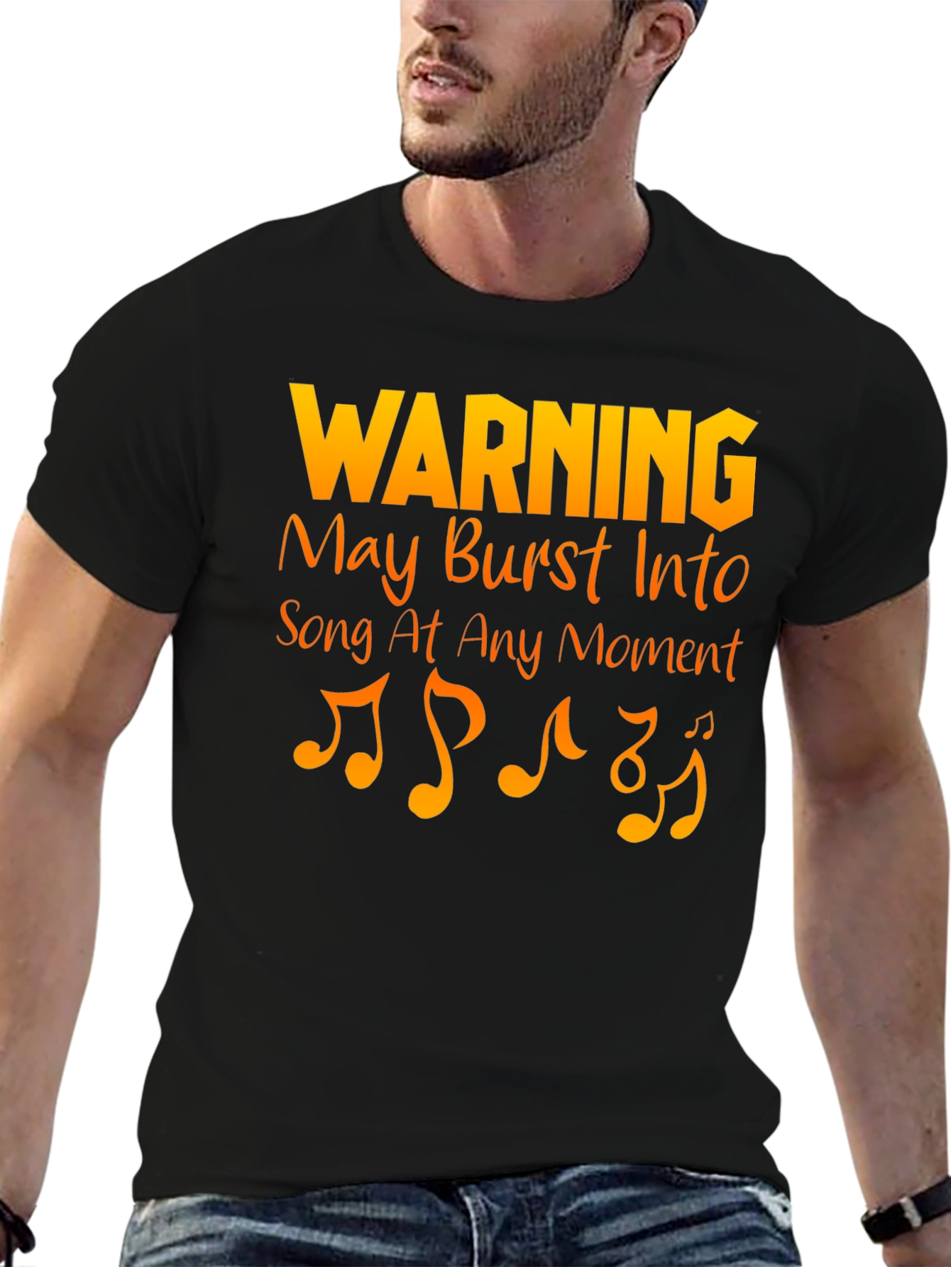 Warning May Burst Into Song T-Shirt