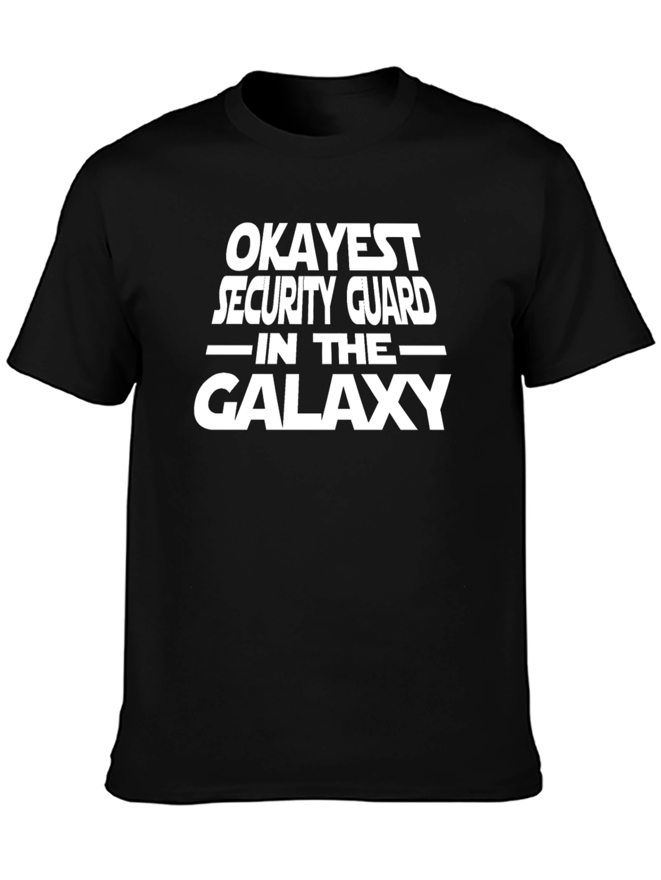 Okayest Security Guard Galaxy T-Shirt