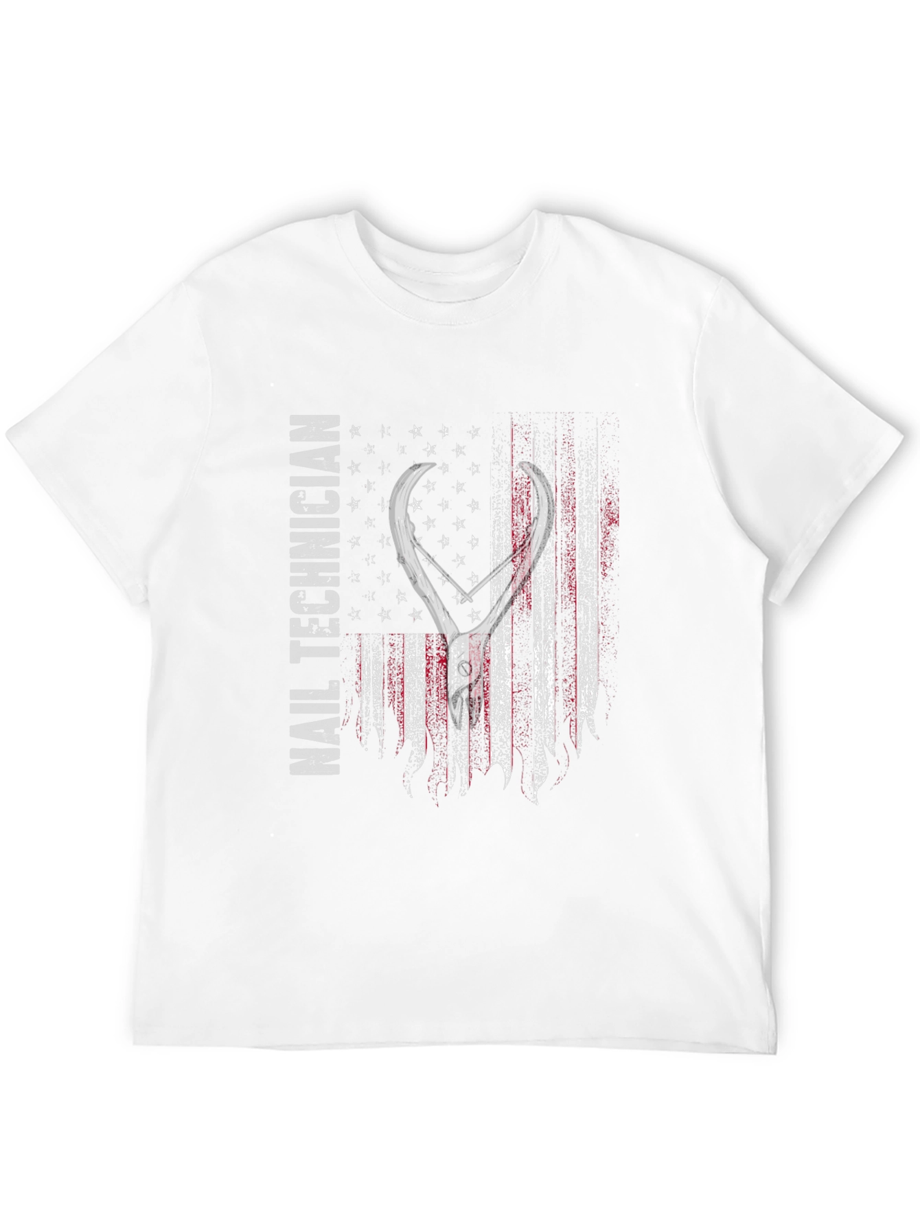 Nail Technician American Flag T-Shirt