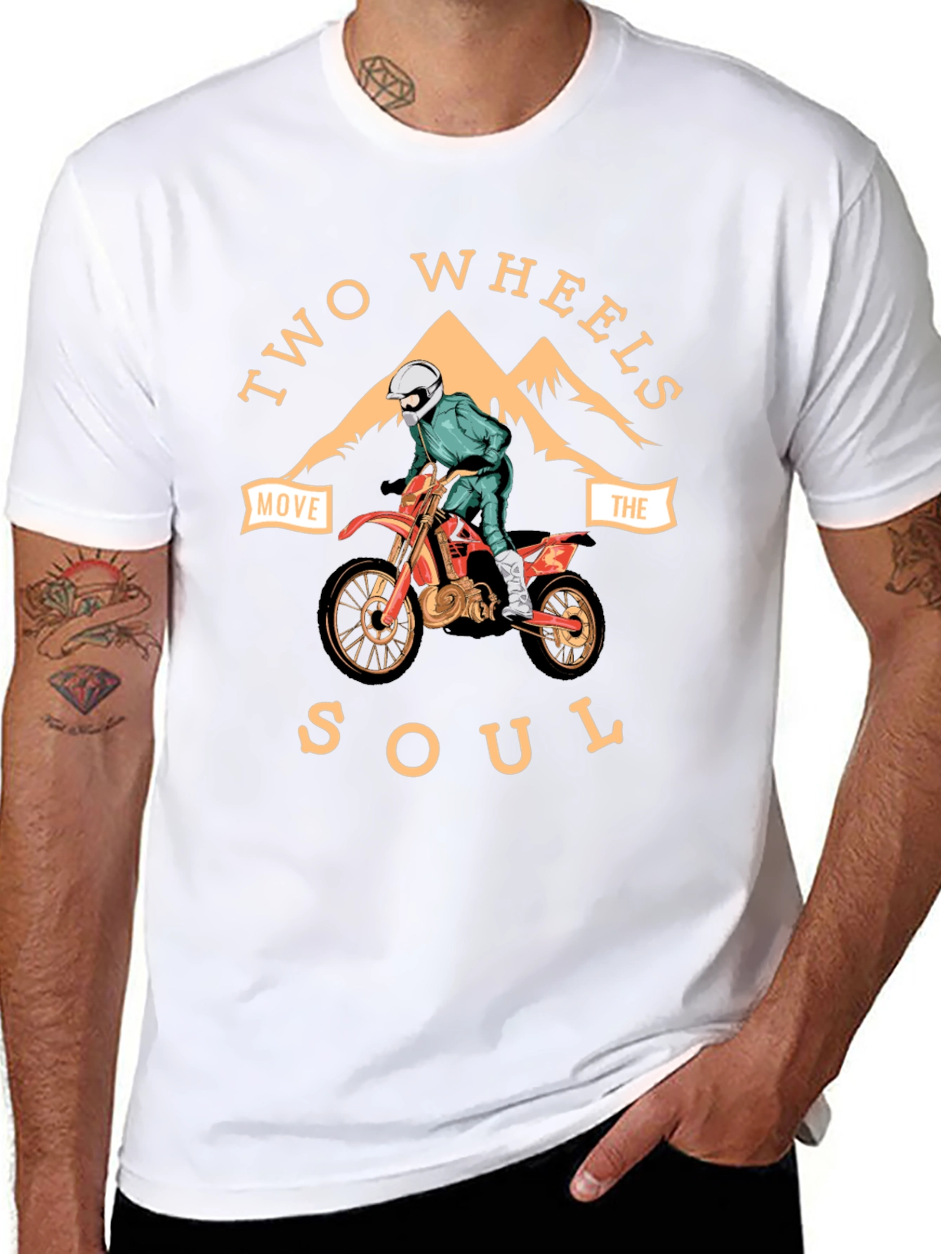 Two Wheels Move the Soul Graphic Tee