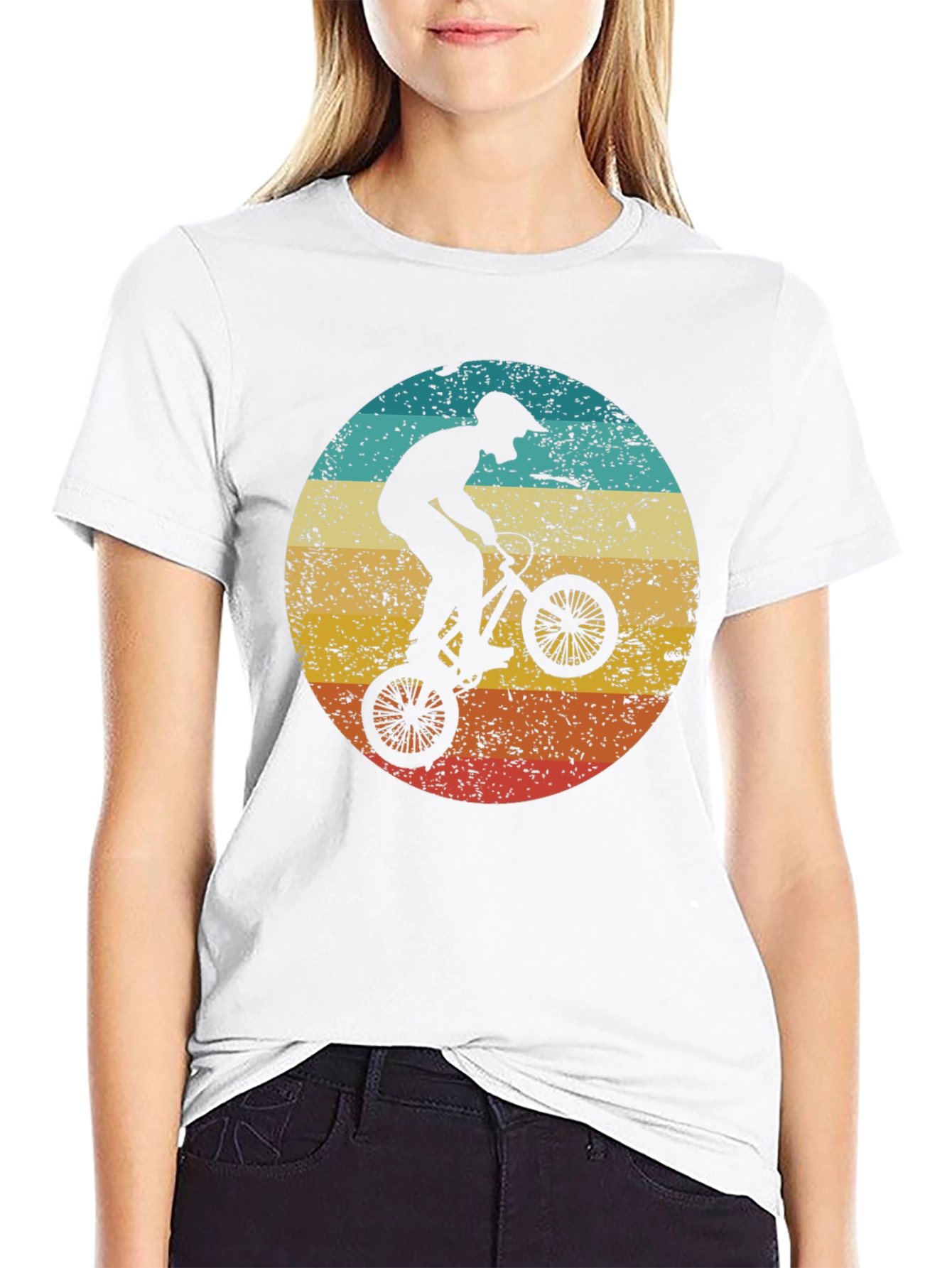 Retro BMX Rider Graphic Tee
