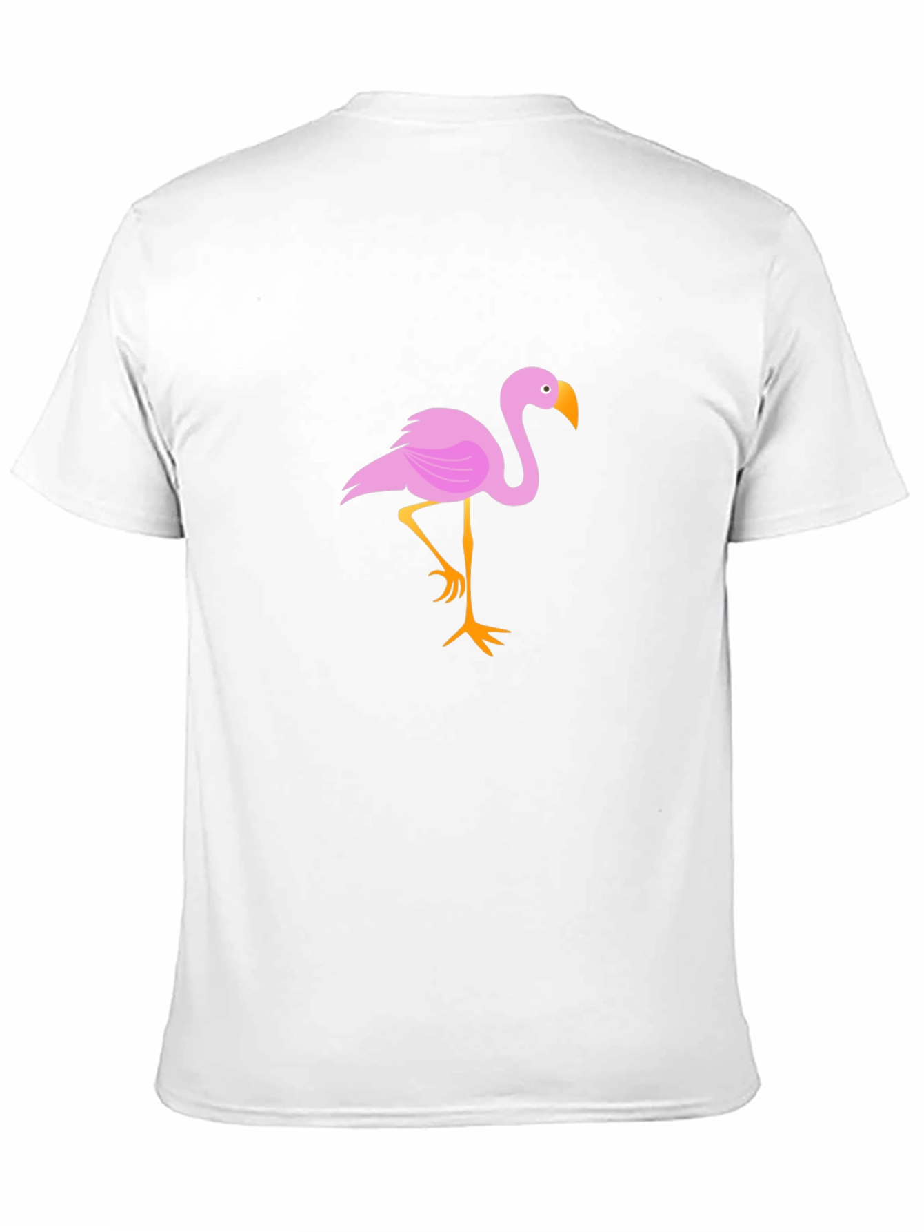 Flamingo Graphic Tee - Stylish Black Cotton T-Shirt