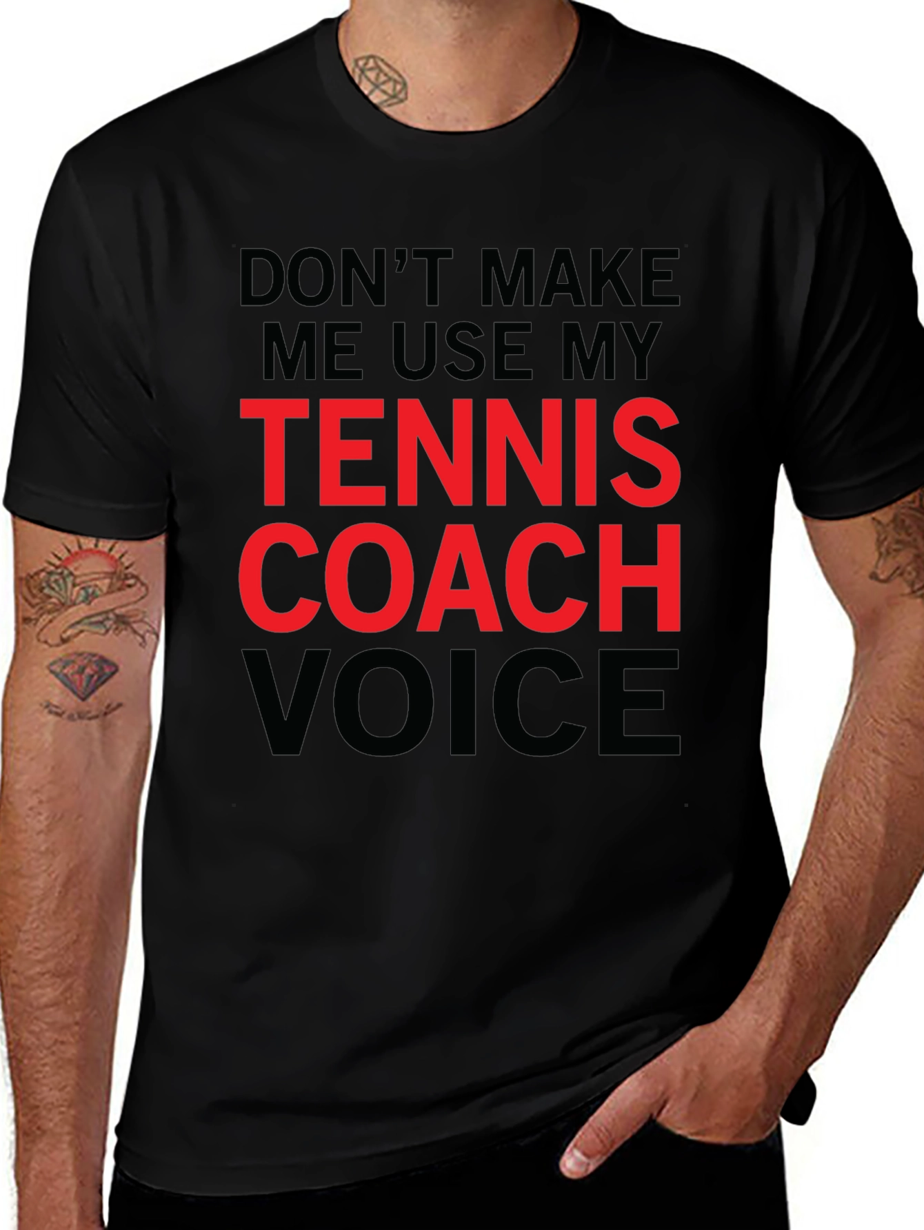 Tennis Coach Voice T-Shirt