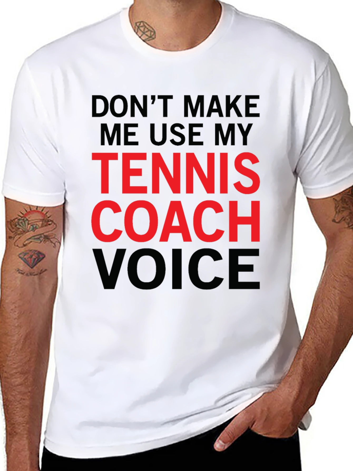 Tennis Coach Voice T-Shirt